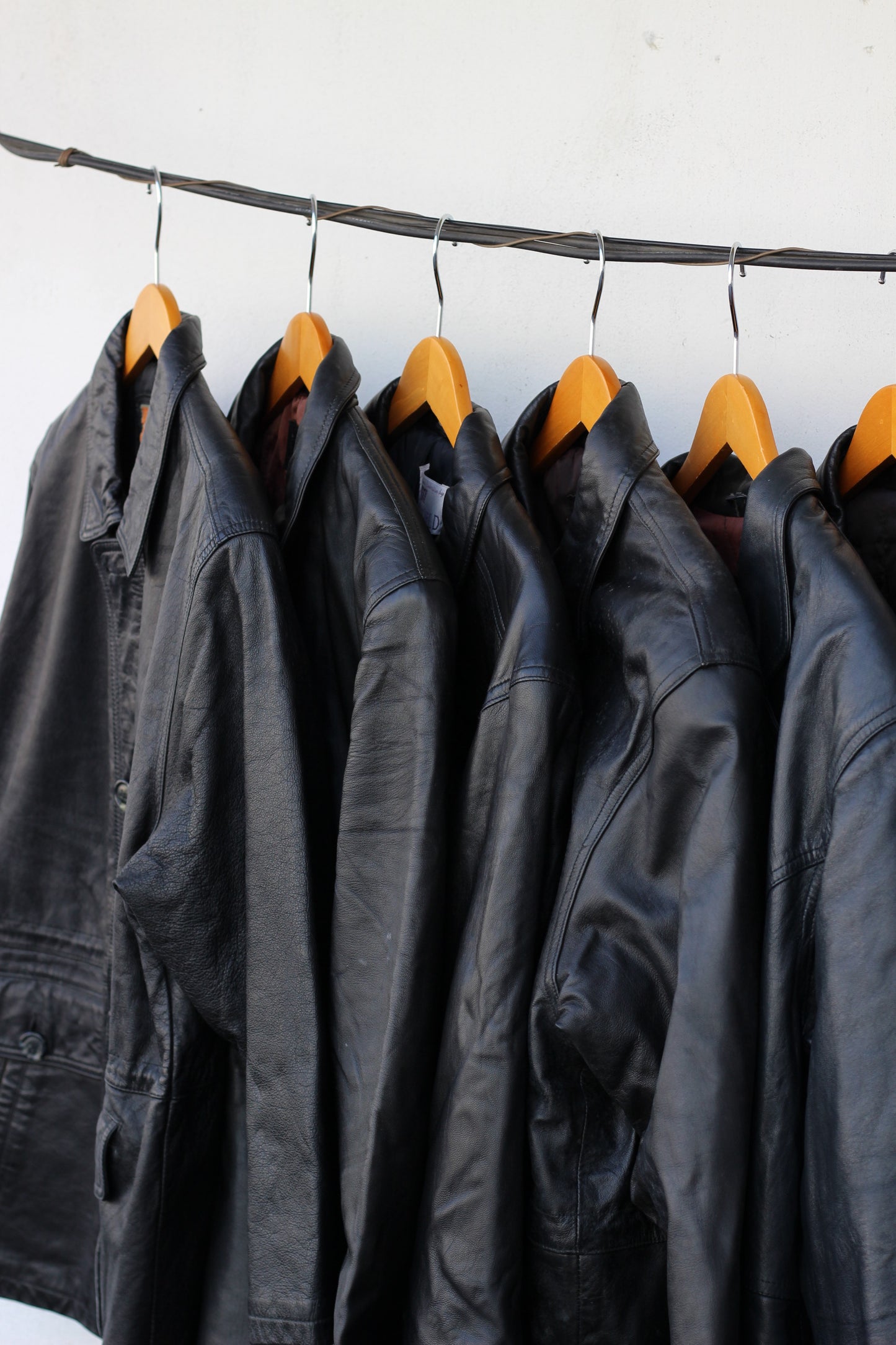 Men's Leather Jacket x10点