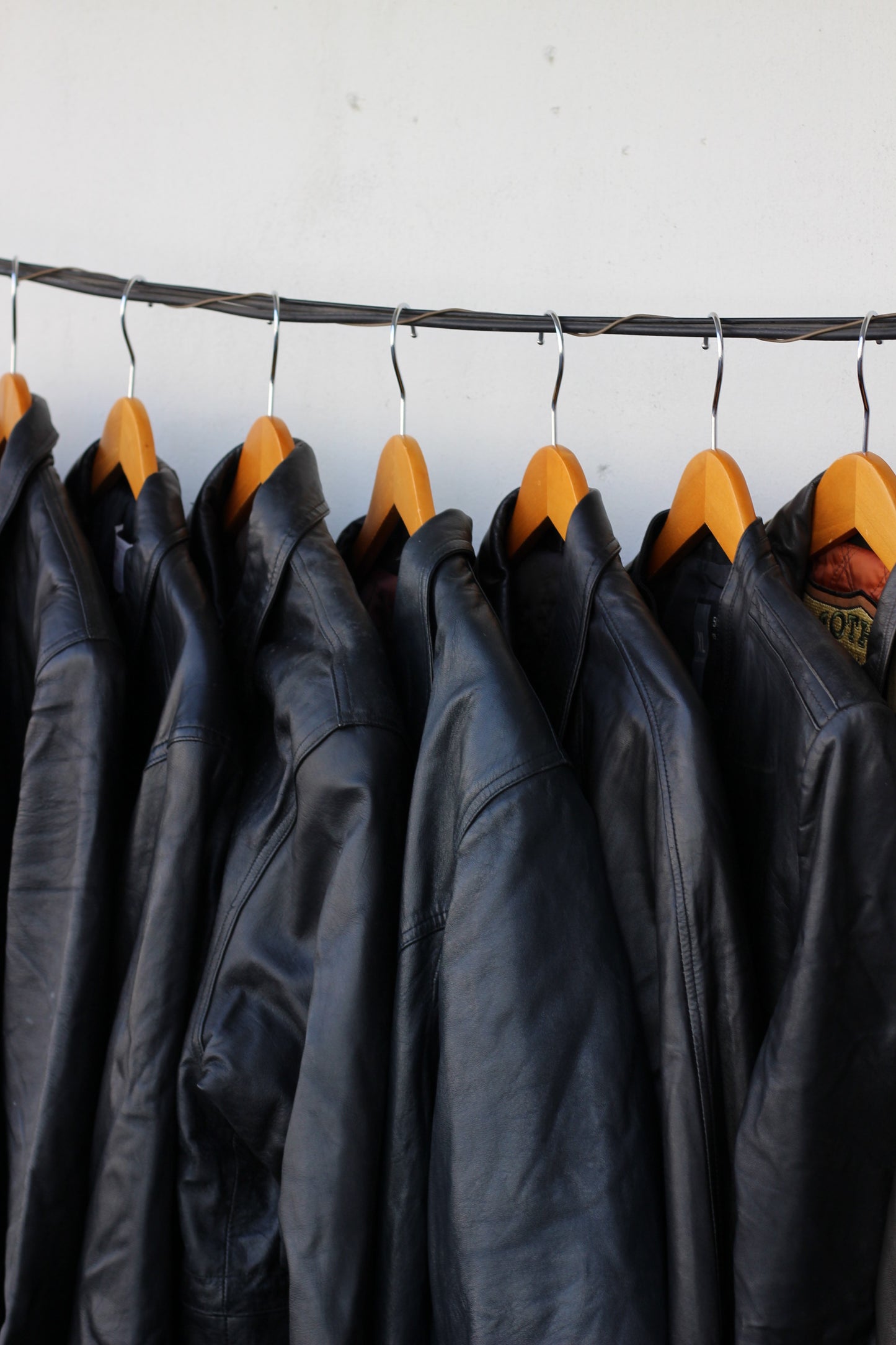 Men's Leather Jacket x10点