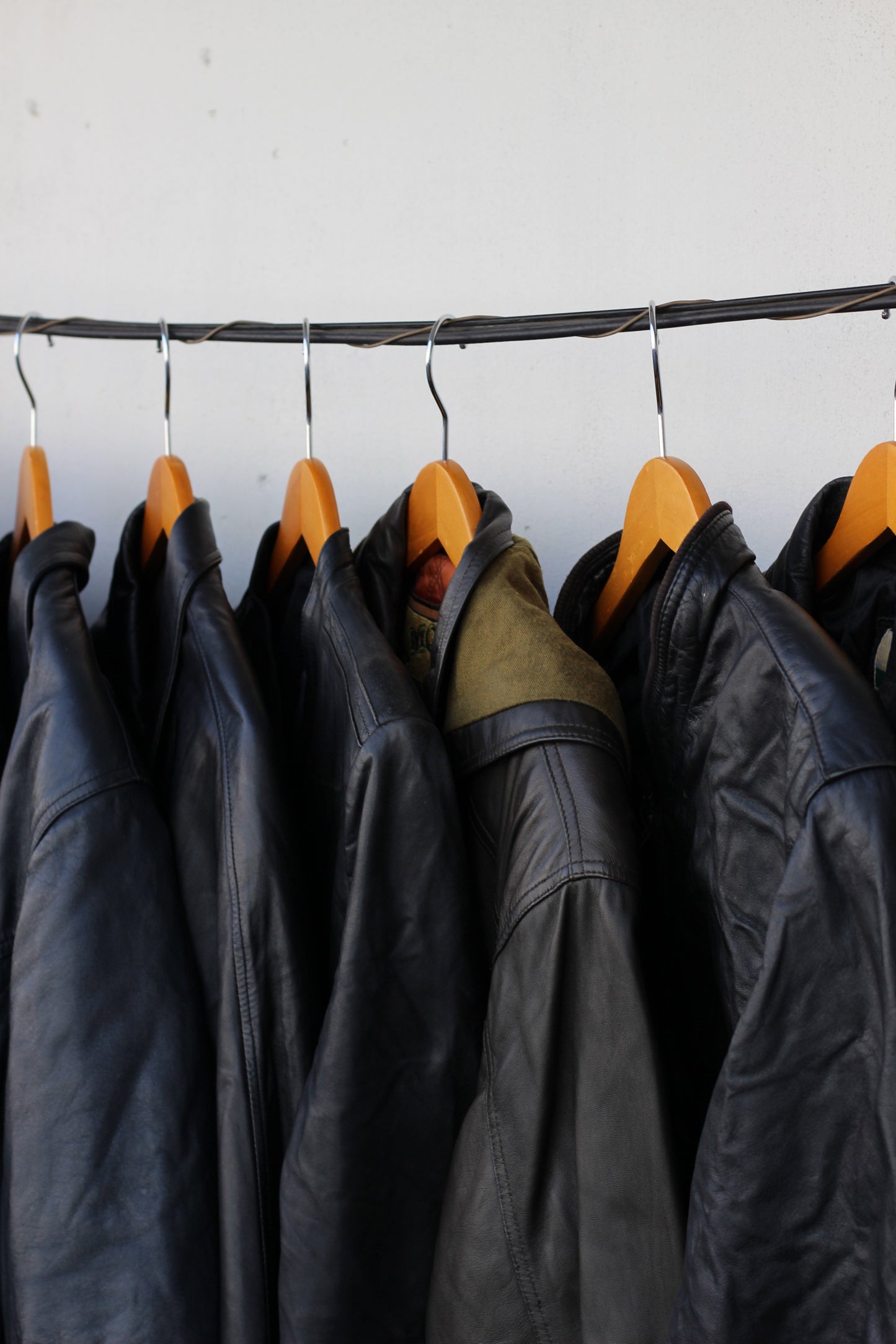 Men's Leather Jacket x10点