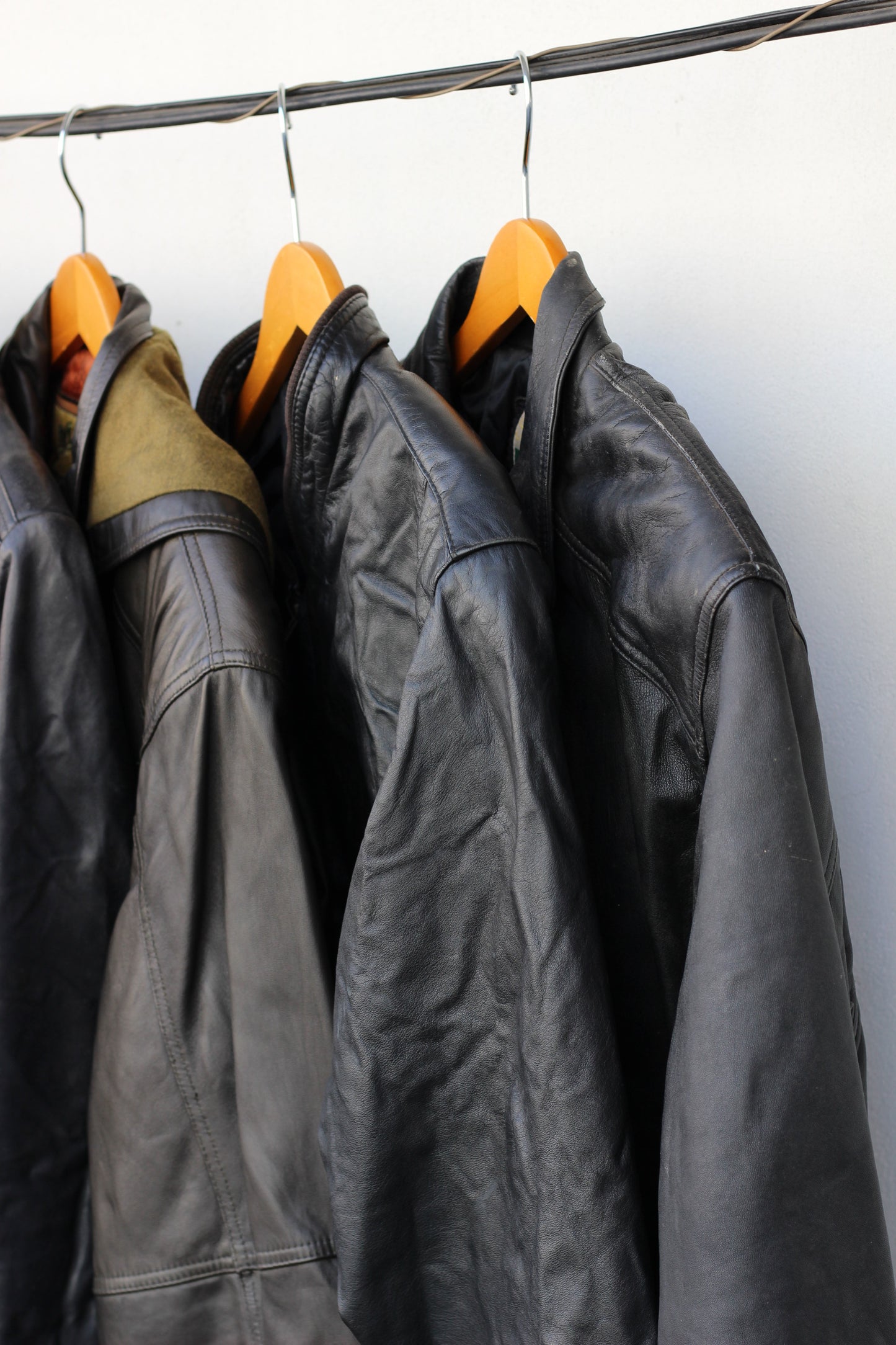 Men's Leather Jacket x10点