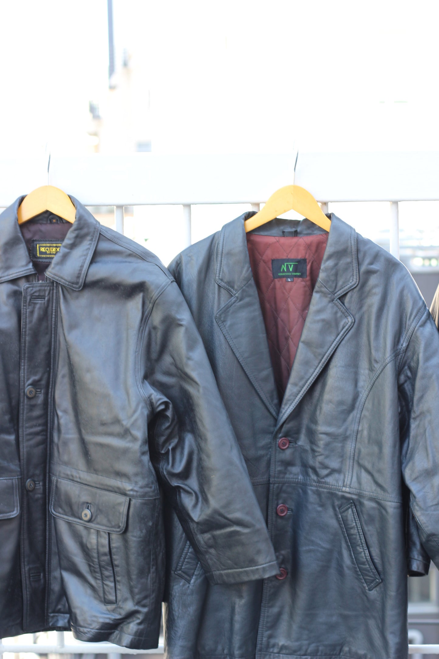 Men's Leather Jacket x10点
