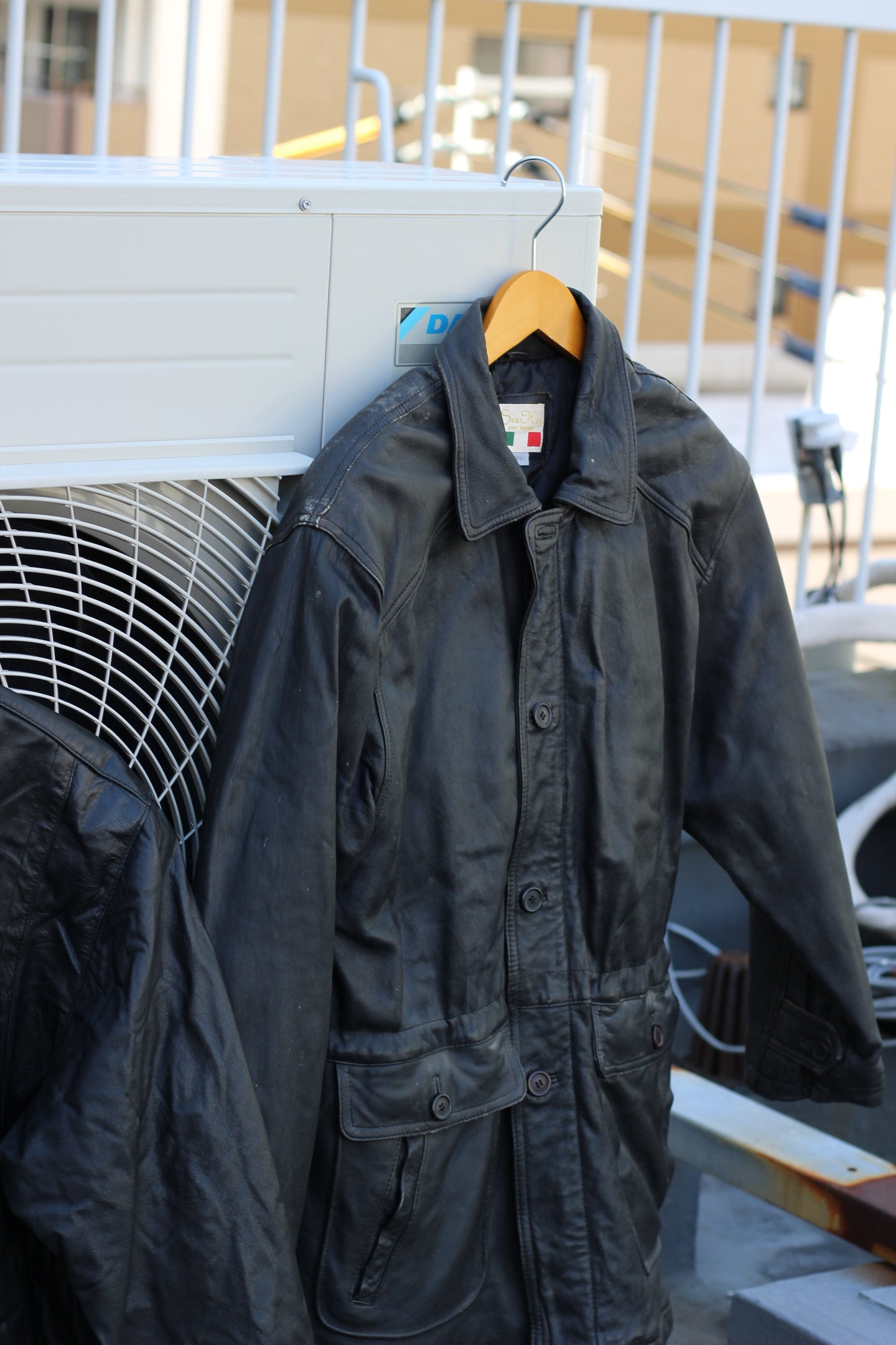Men's Leather Jacket x10点