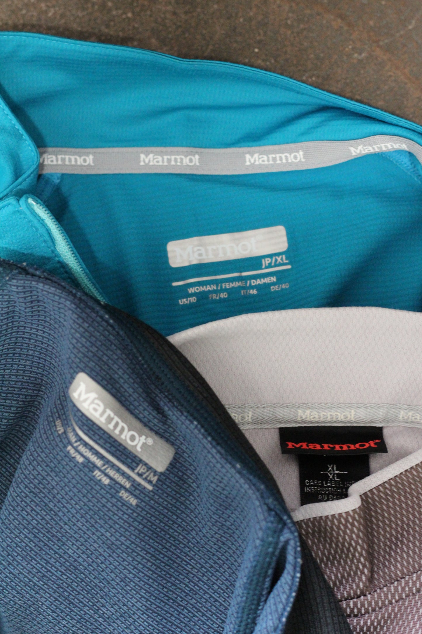 Marmot Half-Zip Tops x3点