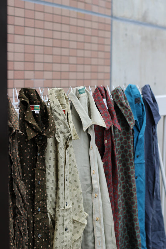 Men's Designer Long Sleeve Silk Shirt x9点