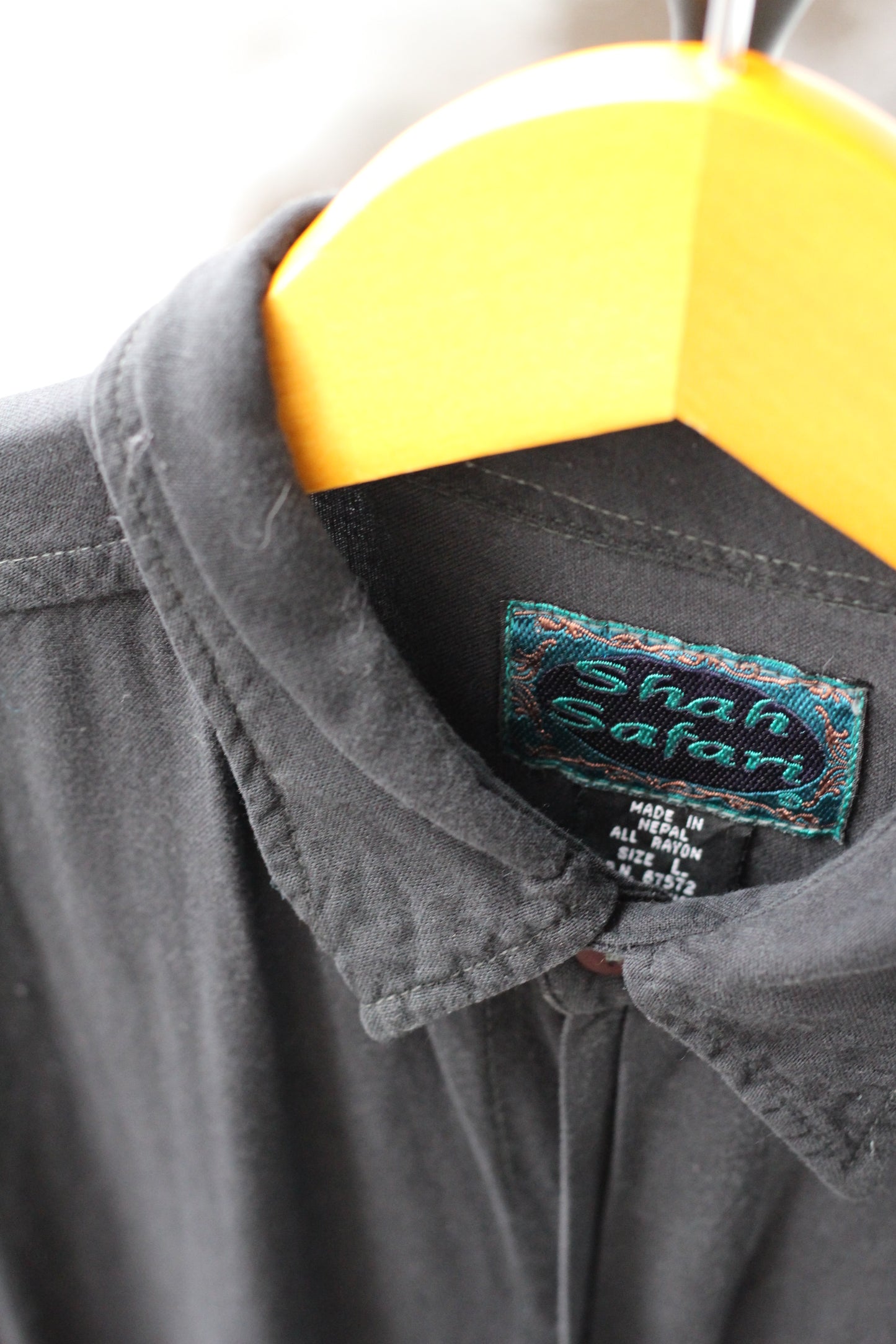 90's Polo Ralph Lauren Made In Nepal Rayon 100% Drape Long Sleeve Shirt set x2点