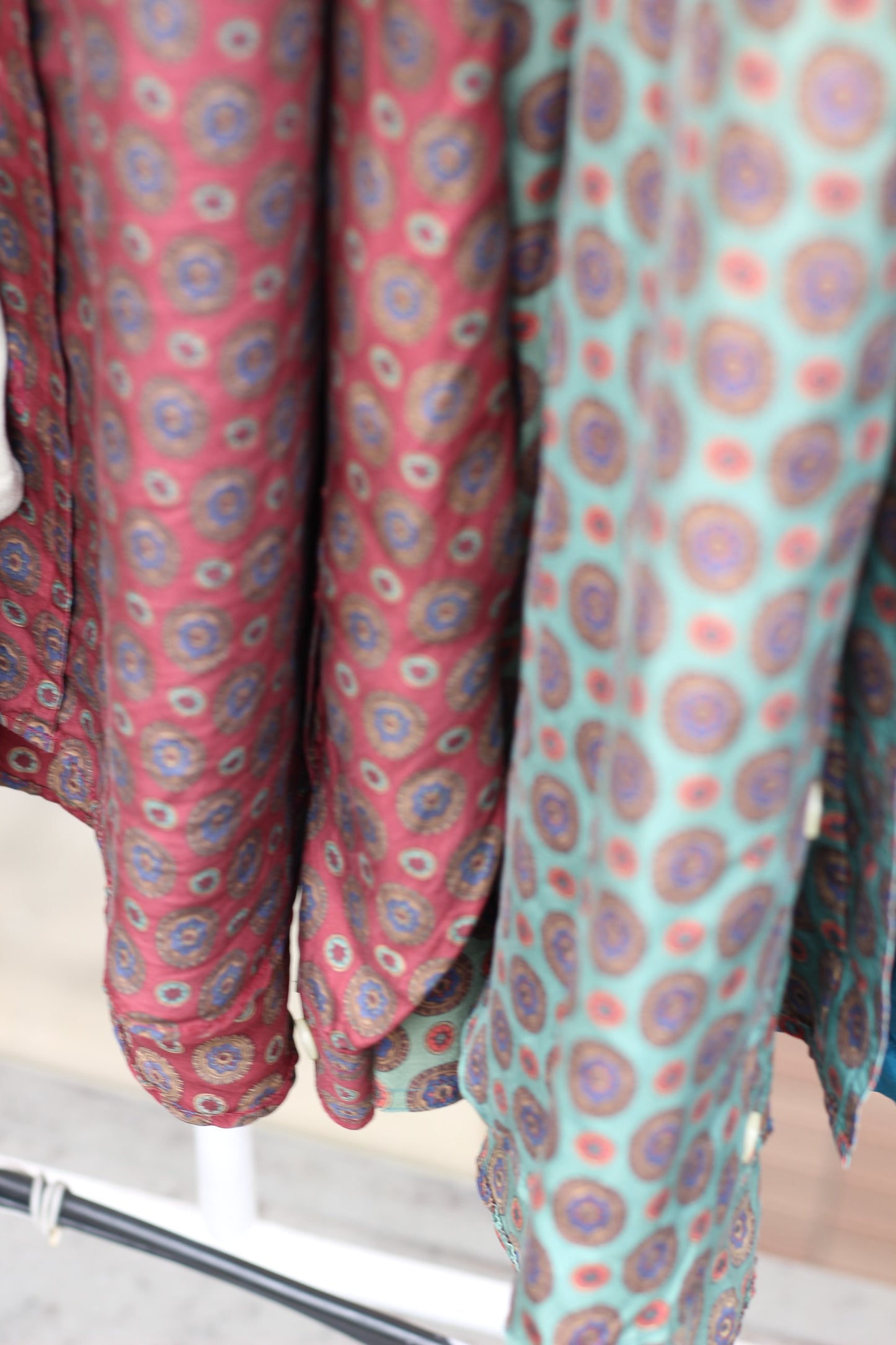Men's Designer Long Sleeve Silk Shirt x9点