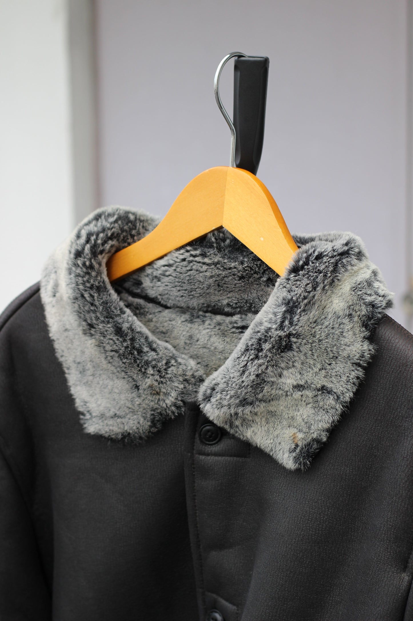 Men's Flight Jacket Leather Jacket x5点