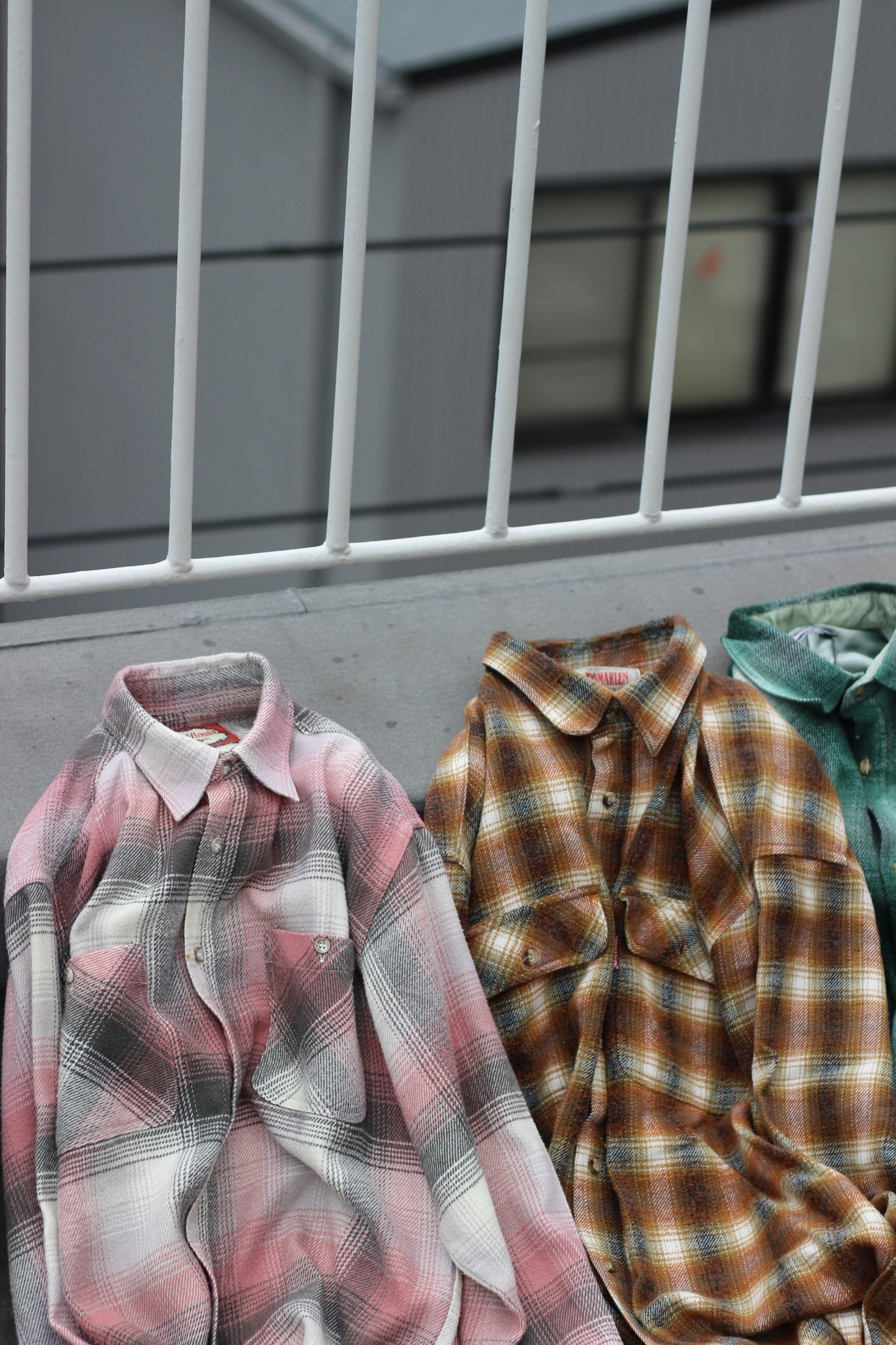 Men's Ombre Check Shirt x4点