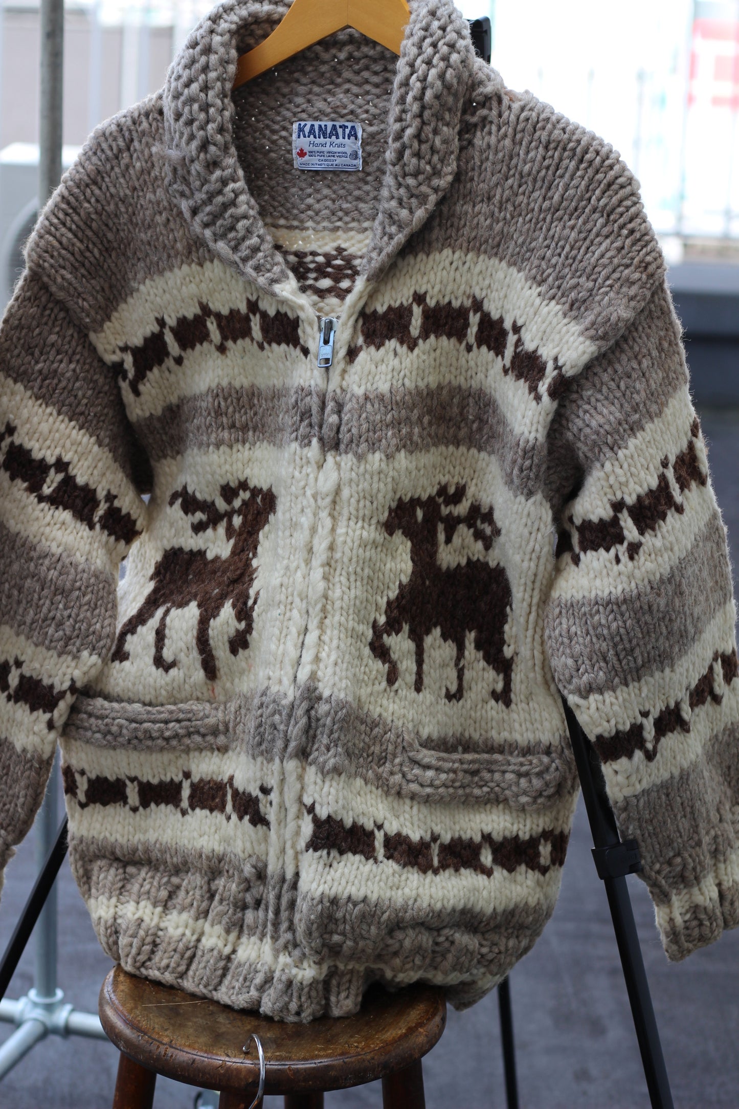 Made in Canada Vintage Cowichan Sweater x4点