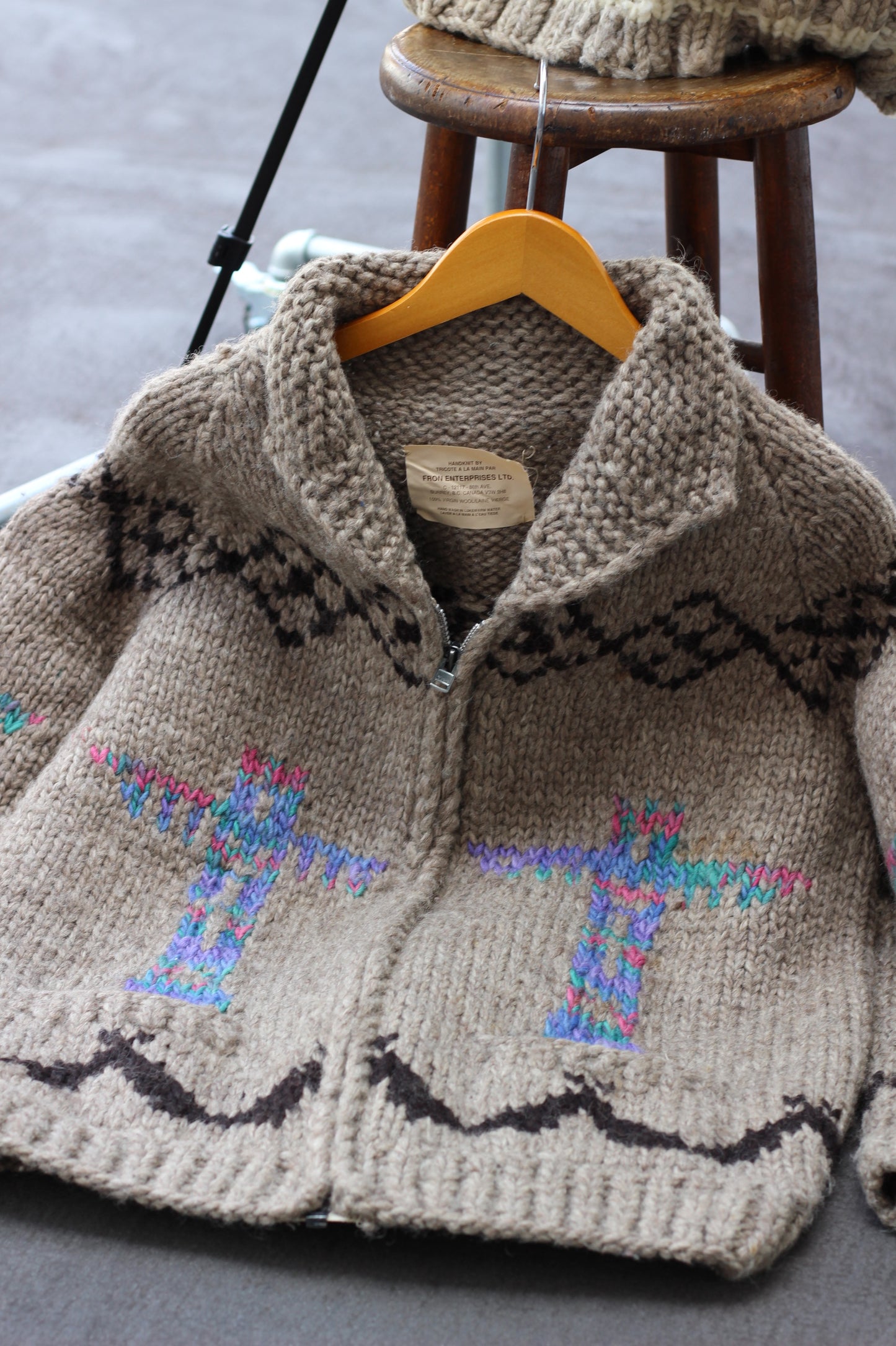 Made in Canada Vintage Cowichan Sweater x4点