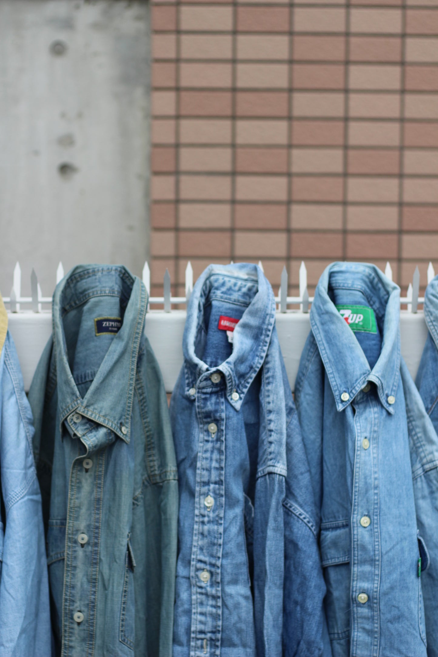 Men's Light Blue Denim Shirt x8点