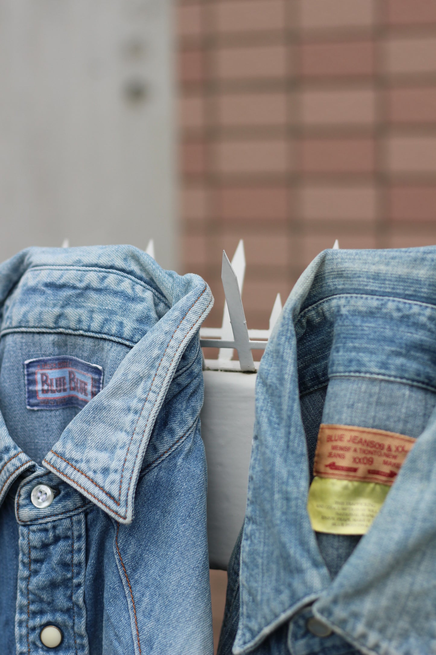 Men's Light Blue Denim Shirt x8点