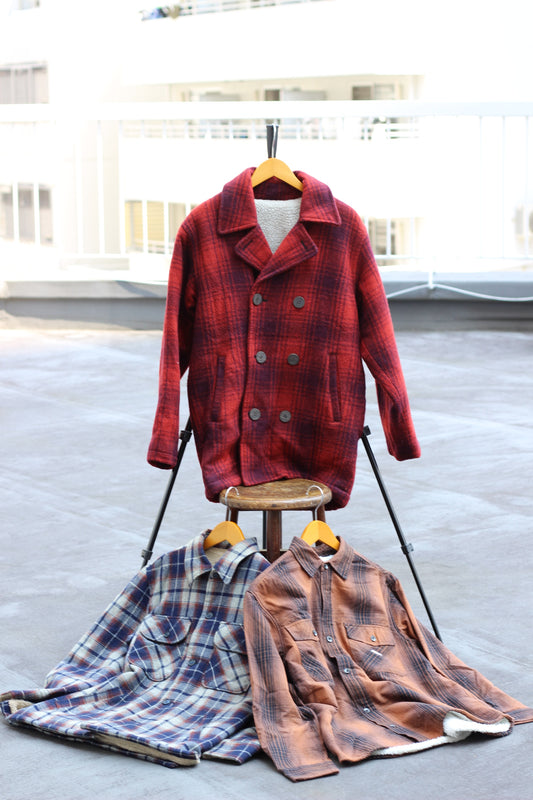 Men's Check Design Outerwear x4点