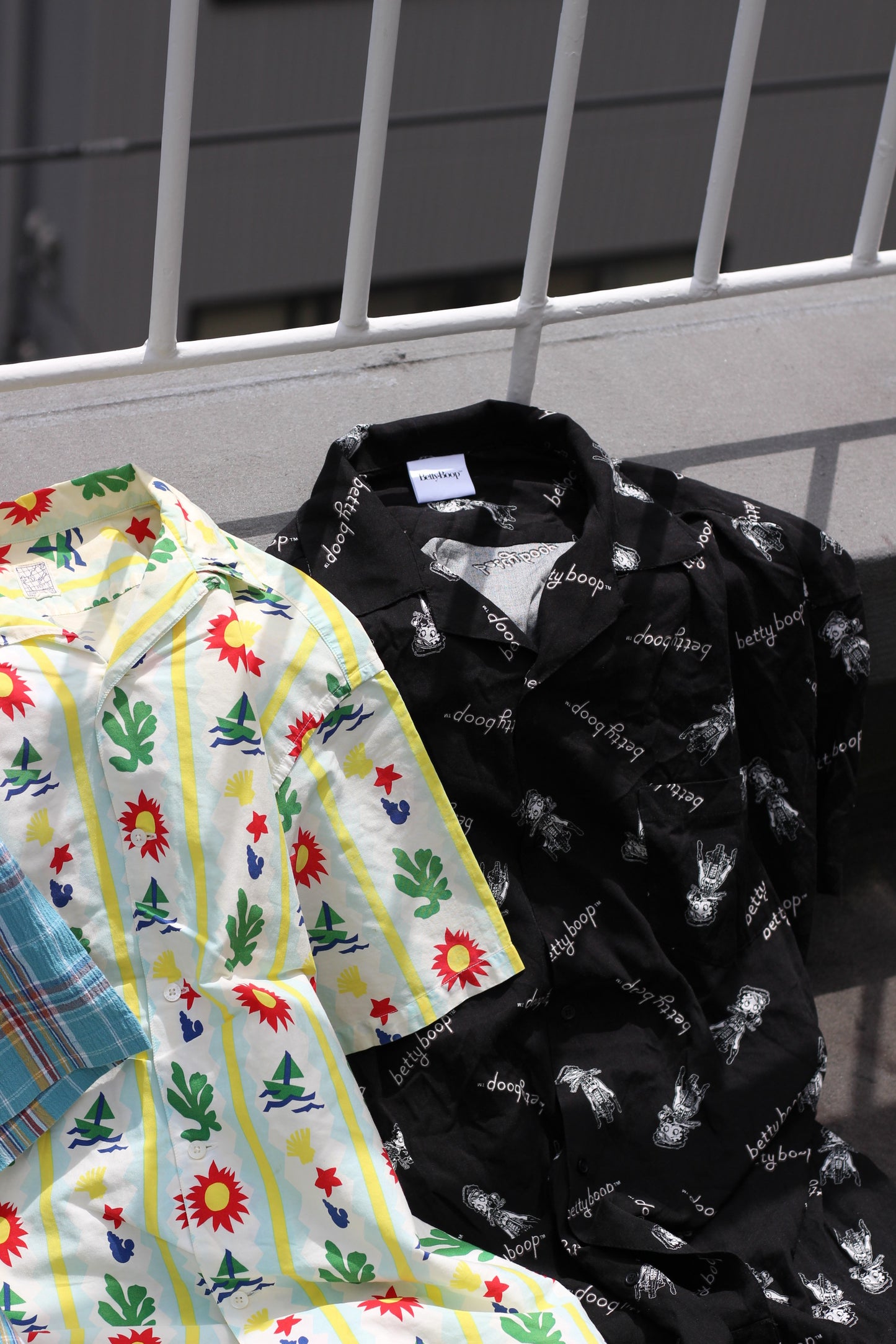 Men's Design Open Collar Shirt x4点