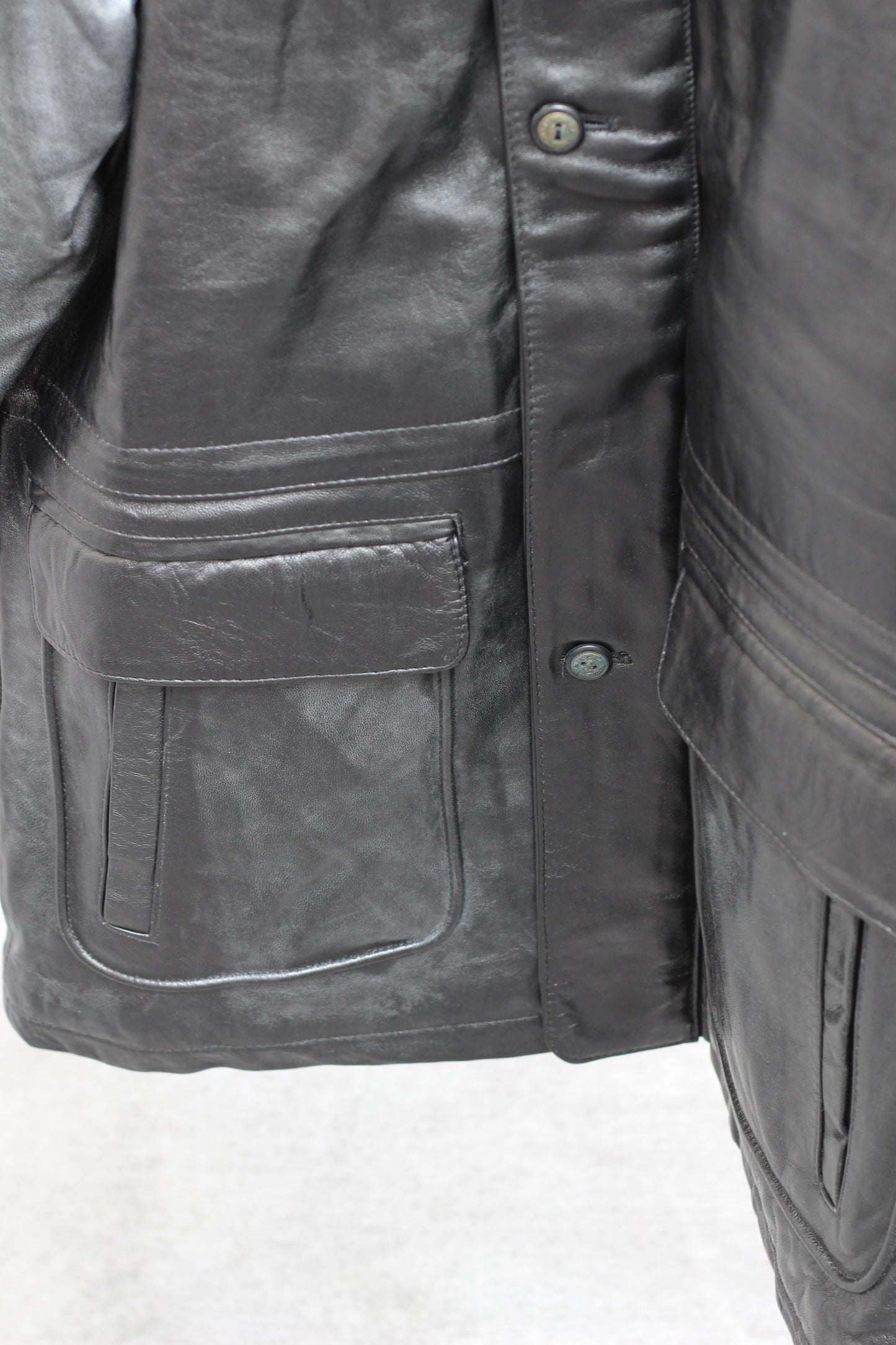 Men's High-Grade Lambskin Utility Jacket x3点