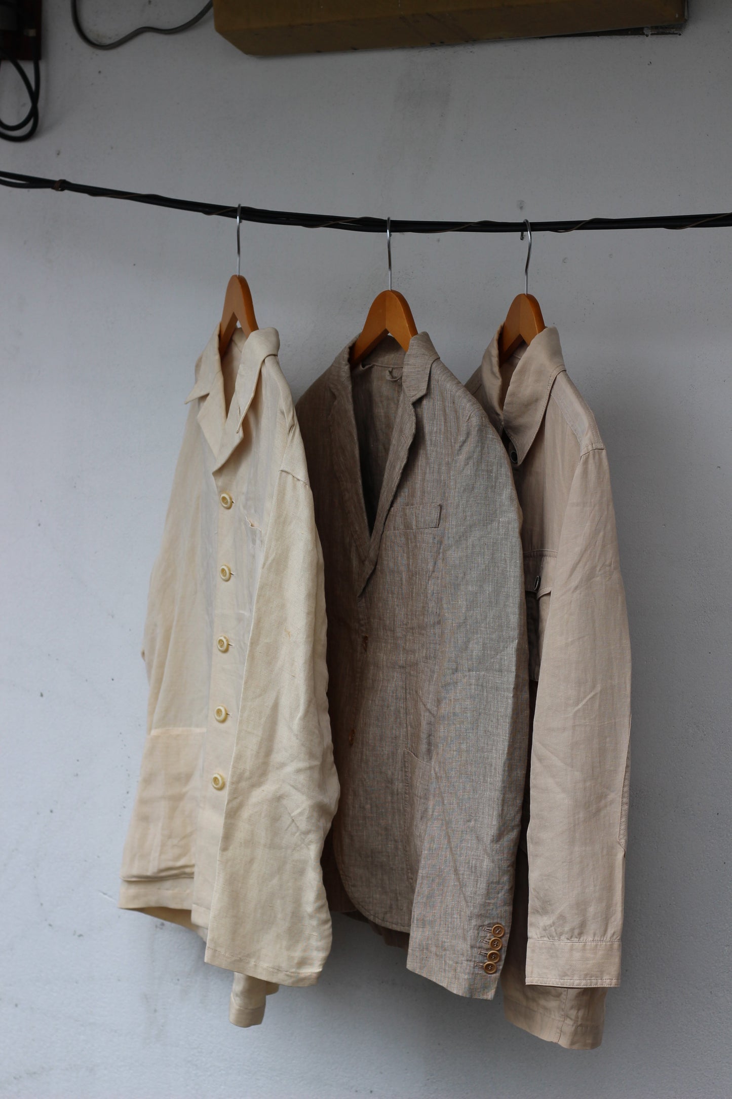 Men's Linen Jacket x3点