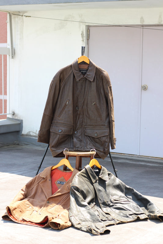 Men's High-Grade Lamb Leather Jacket x3点