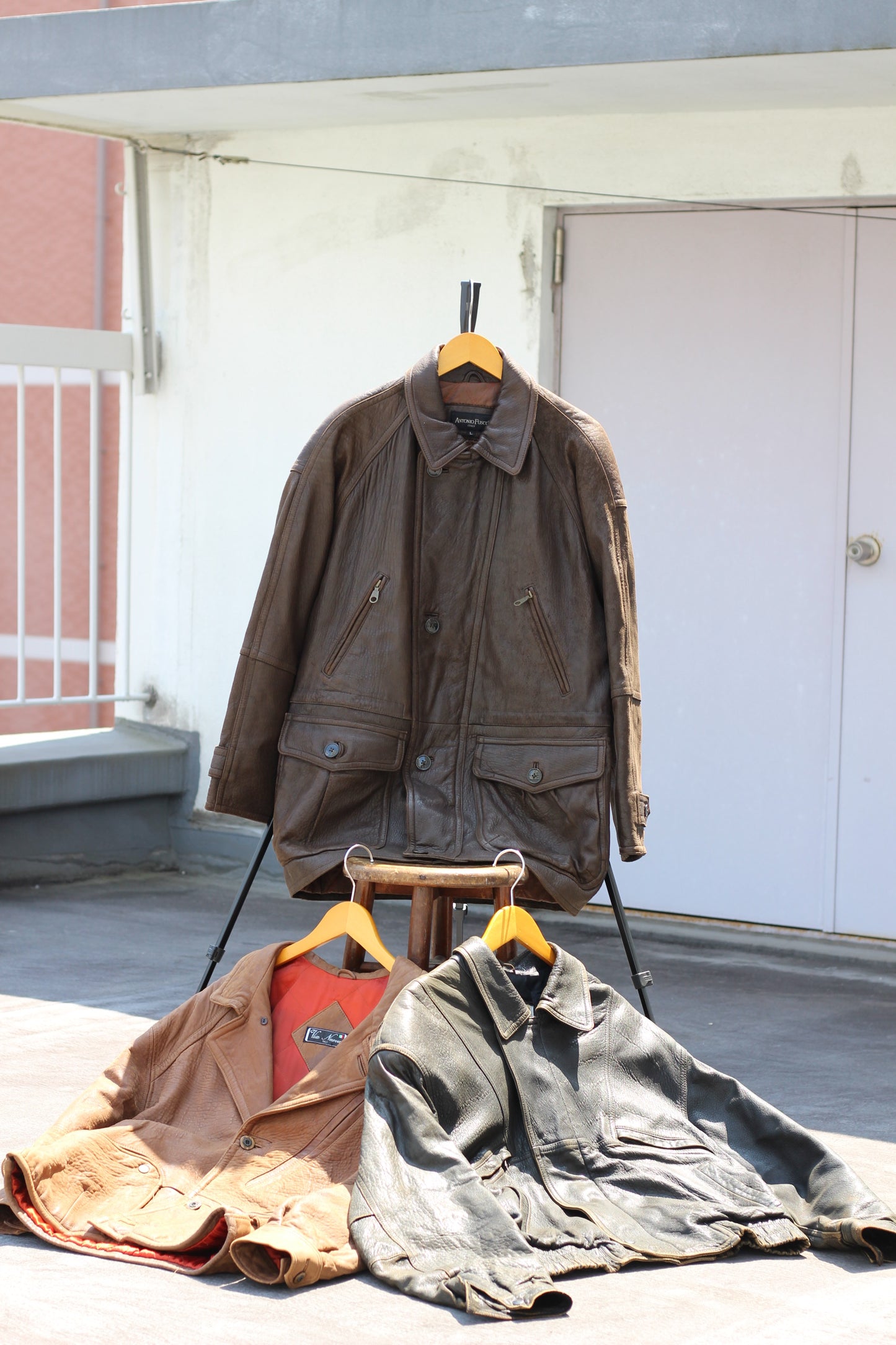 Men's High-Grade Lamb Leather Jacket x3点
