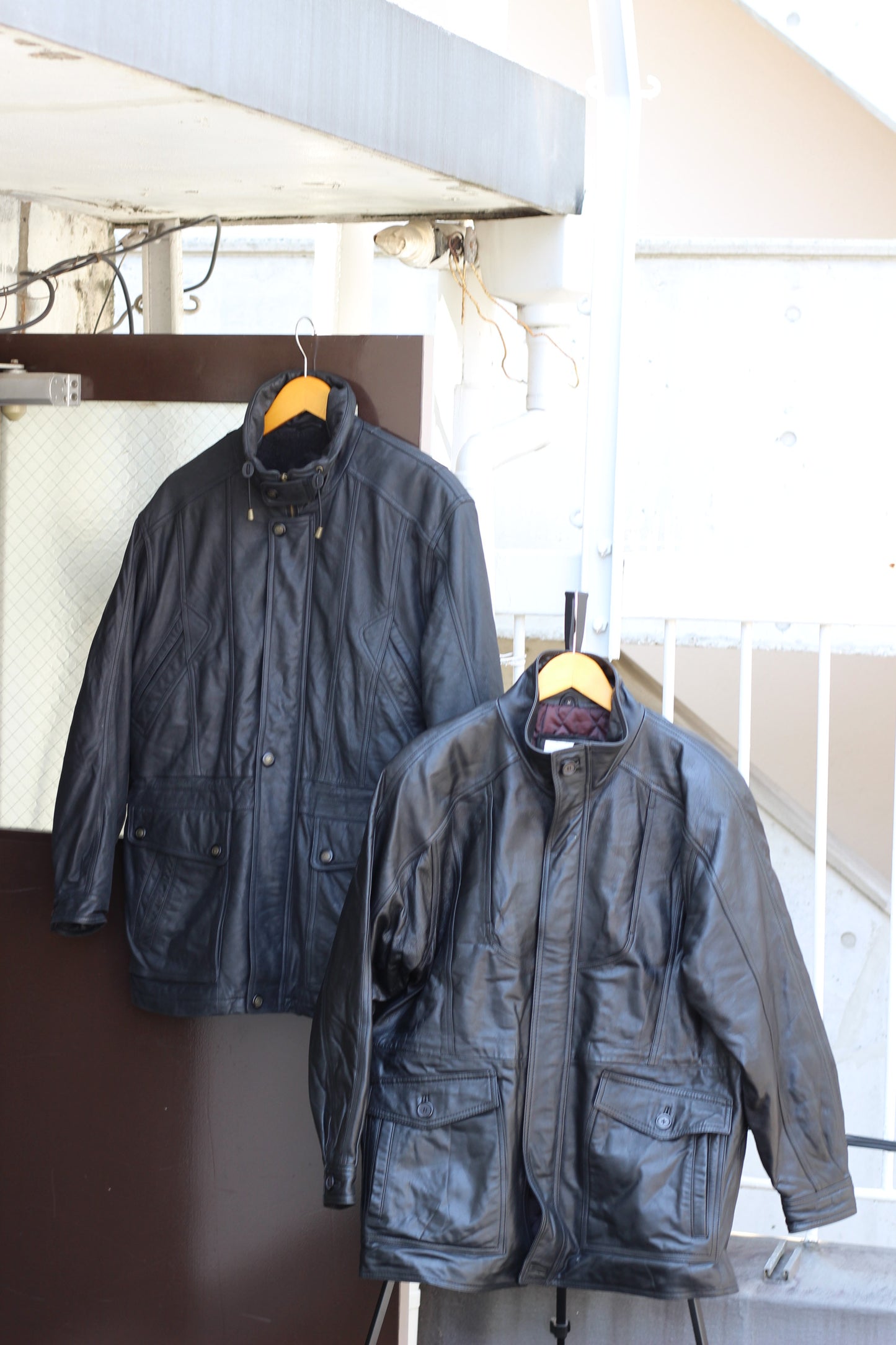 Men's Leather Utility Jacket x7点