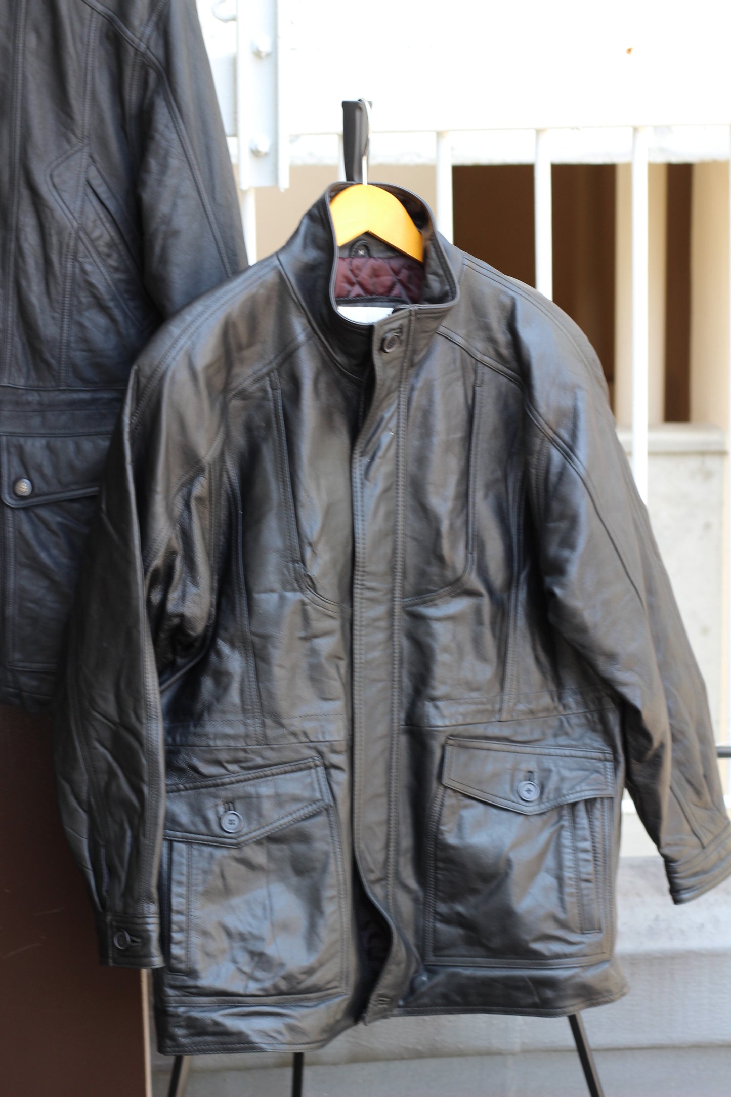 Men's Leather Utility Jacket x7点
