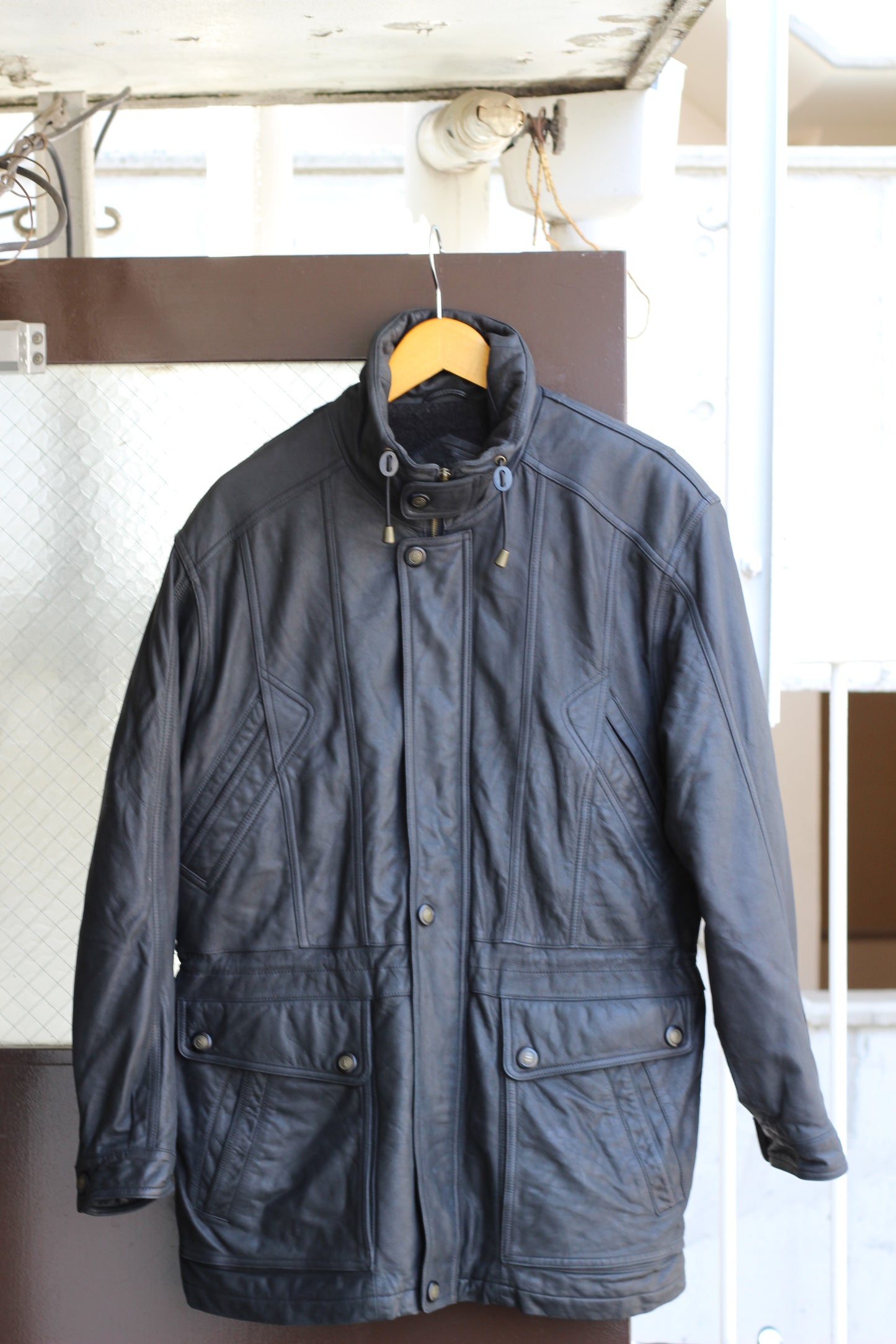 Men's Leather Utility Jacket x7点
