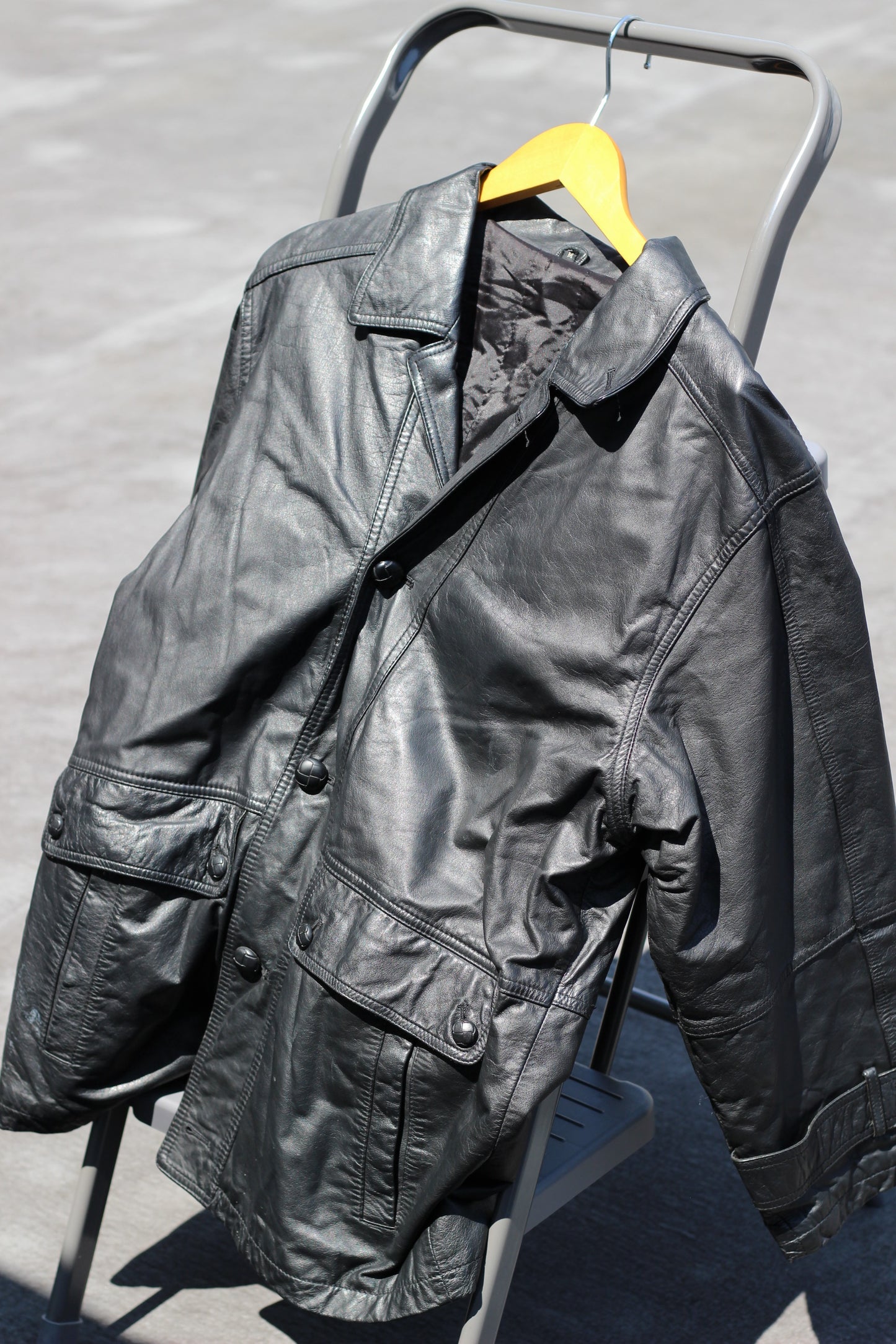 Men's Leather Utility Jacket x7点