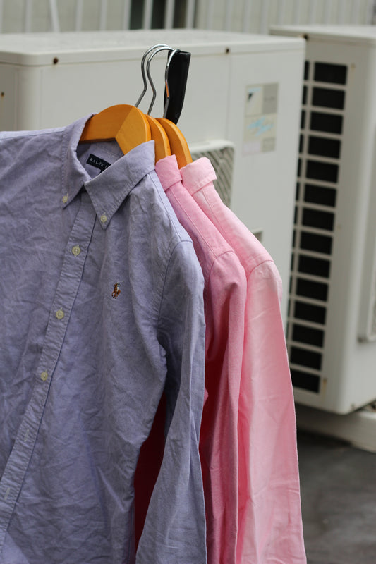 90-00's Ralph Lauren Basic Long Sleeve Shirt set x3点