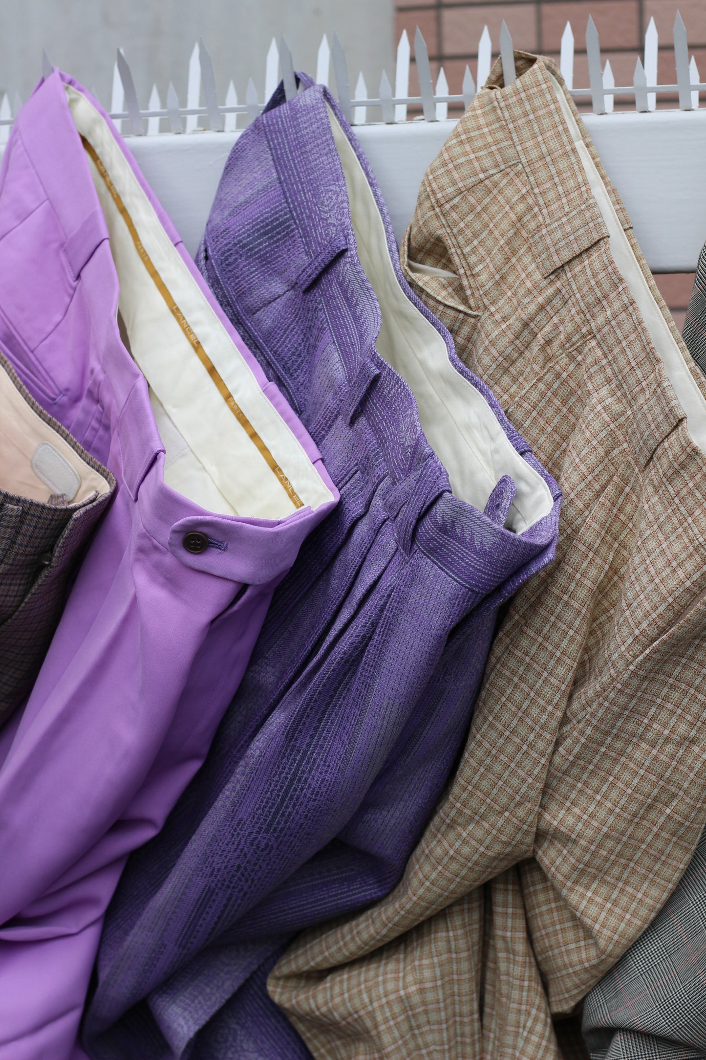 Men's Check & Design Slacks x7点