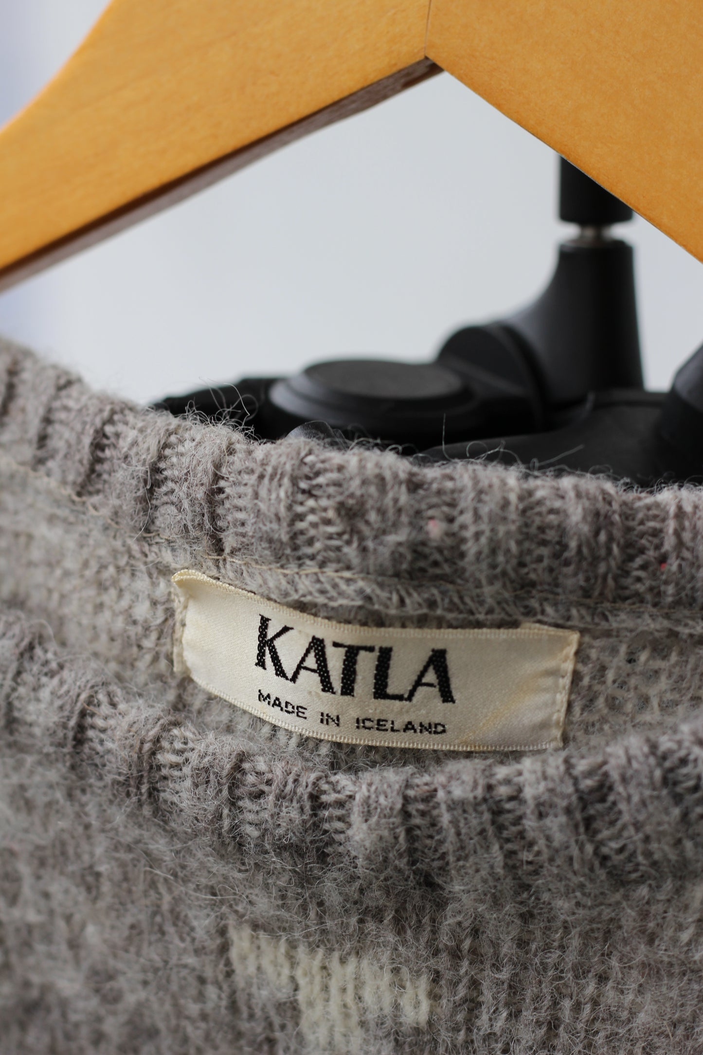 80-90’s Made In Iceland Vintage Nordic Pattern Knit Sweater set x2点