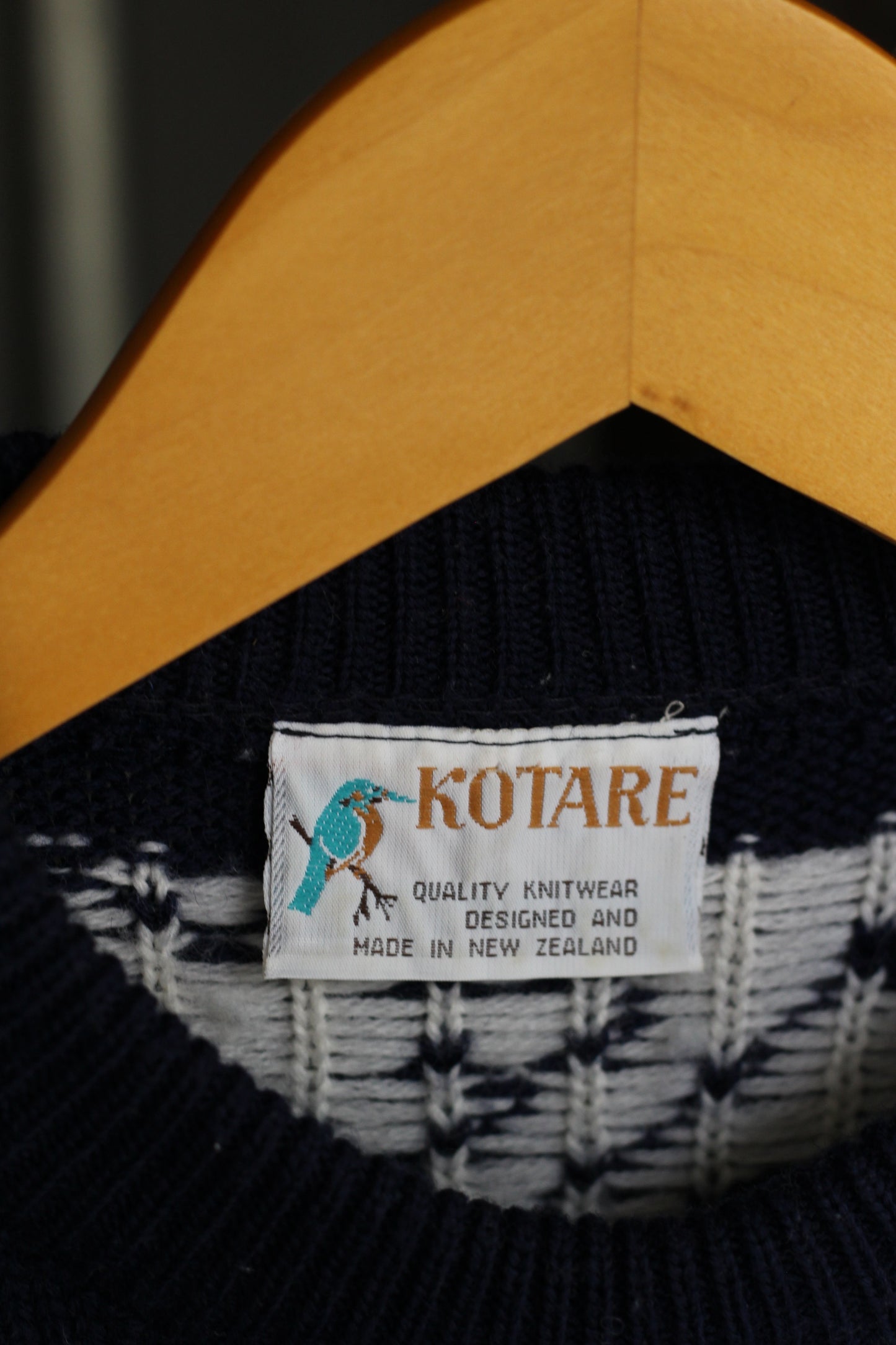 70-90's Made In New Zealand Vintage Design Knit Sweater set x4点