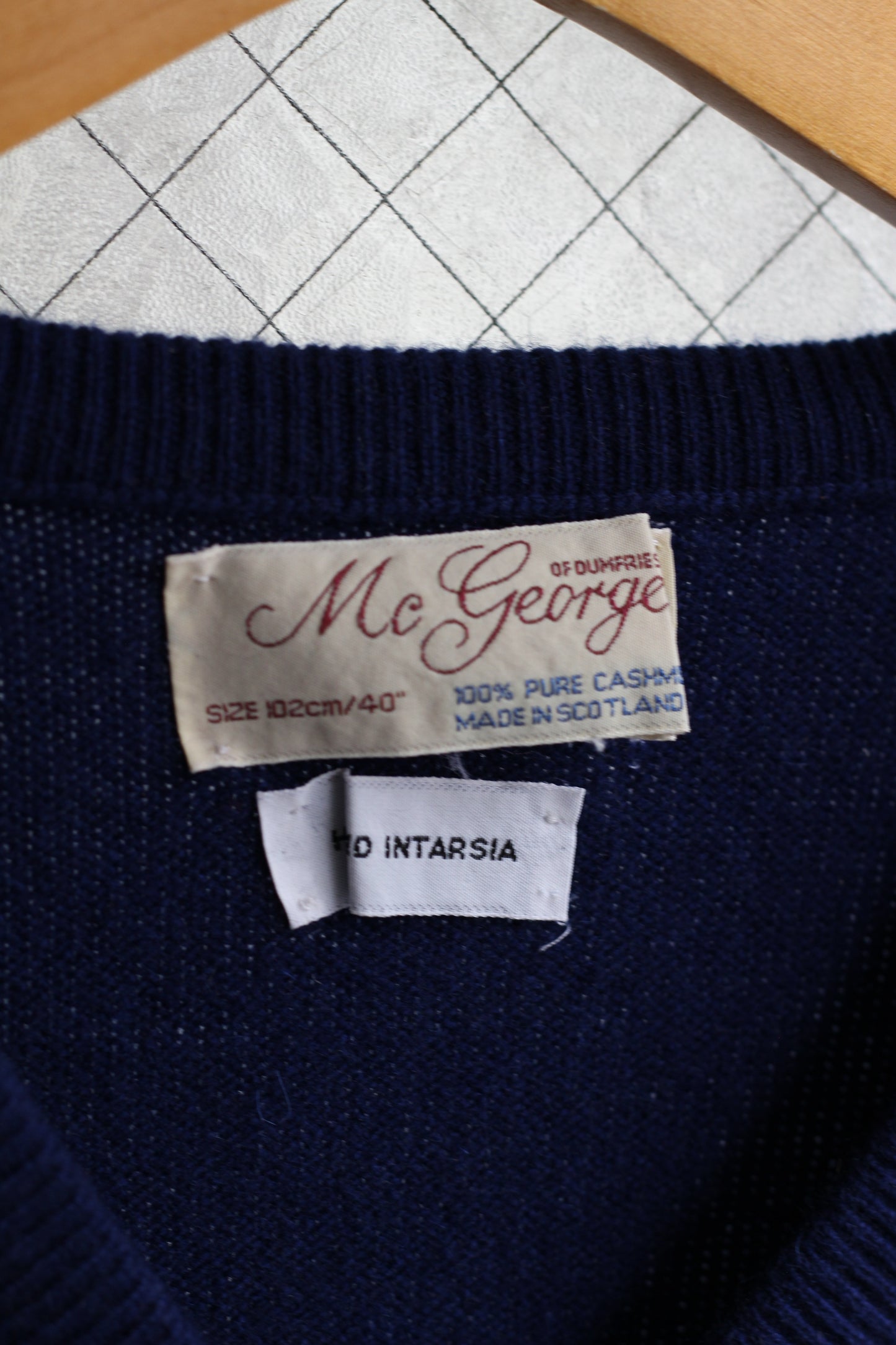 80-90’s Ballantyne & Made In Scotland Vintage Argyle Knit Sweater set x4点
