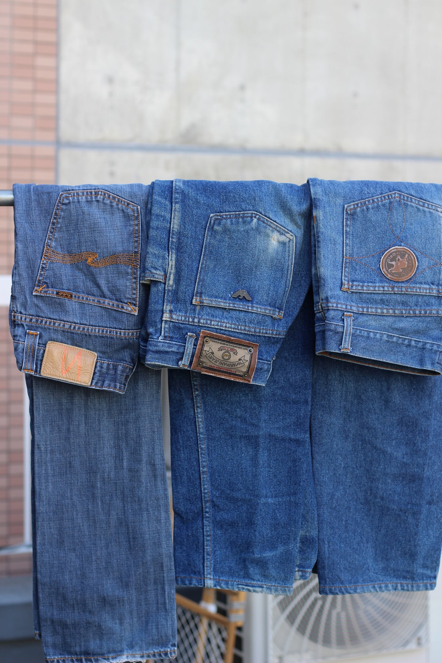 Men's Import Brand Denim Pants x3点
