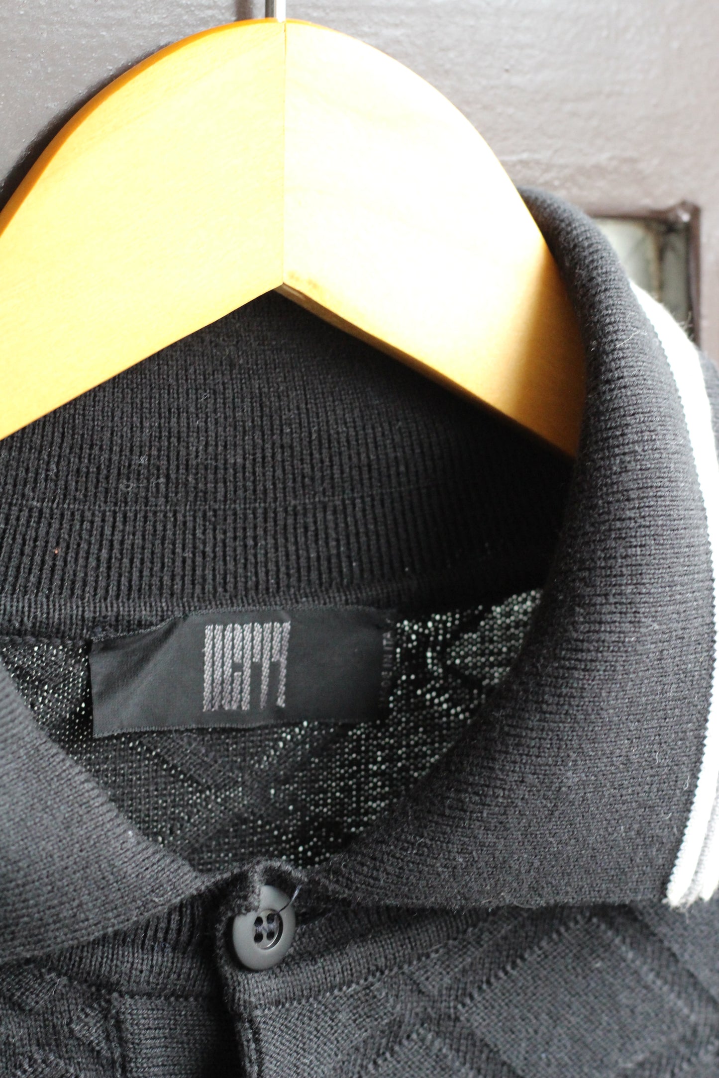 90's Made In Italy Vintage Design Knit Polo Sweater set x2点