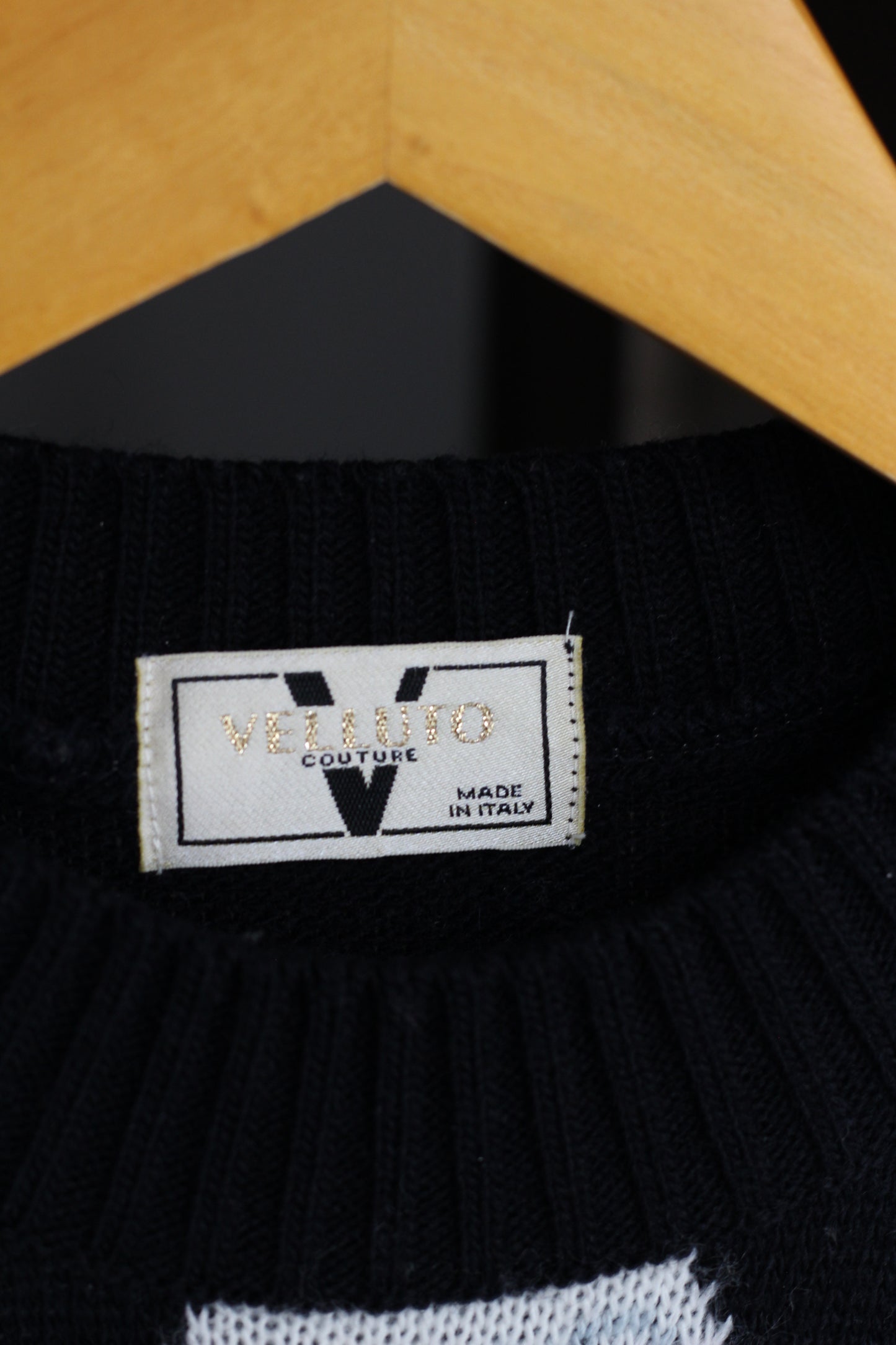 80-90’s Made In Italy Vintage Art Picture Knit Sweater set x3点