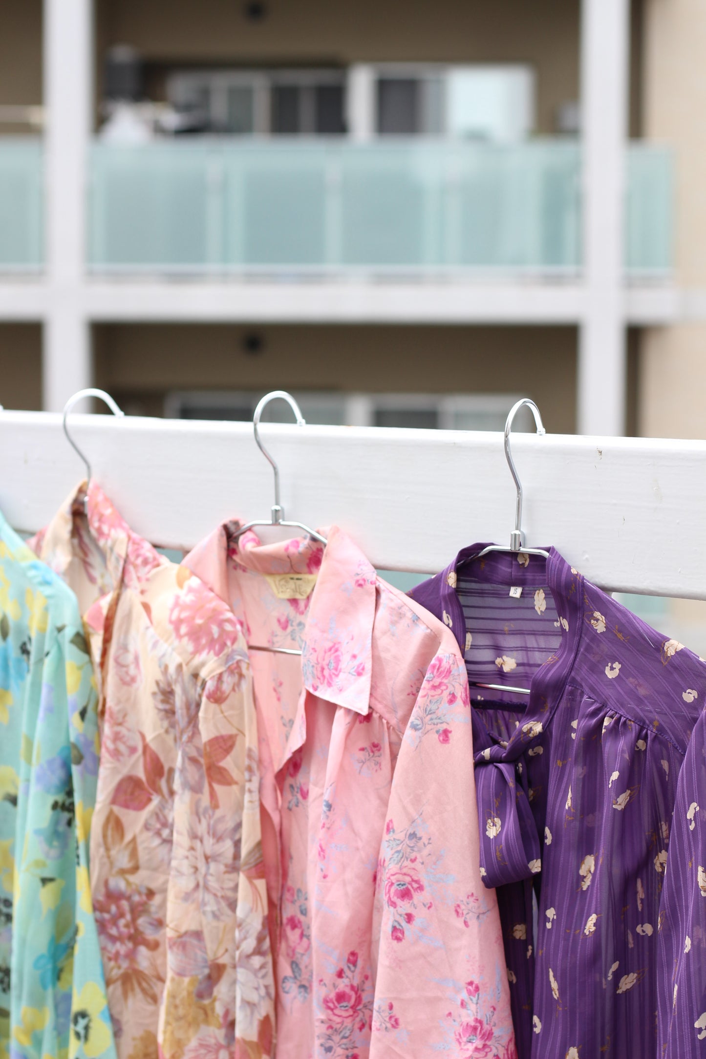 Vintage Sheer Floral Long Sleeve Blouse x10点