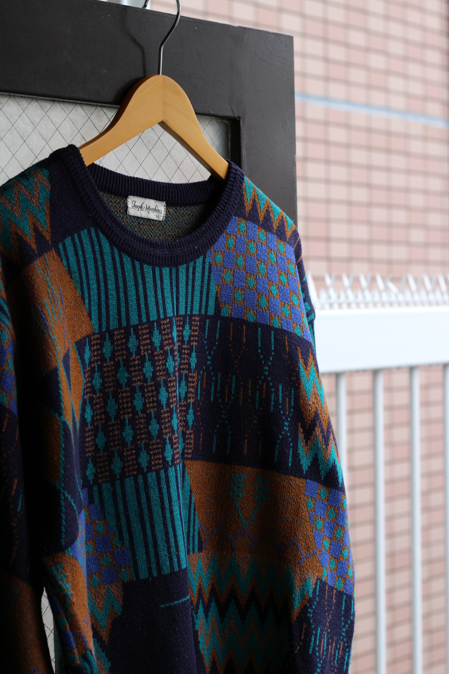 Men's Vintage All-over Knit Sweater set x5点