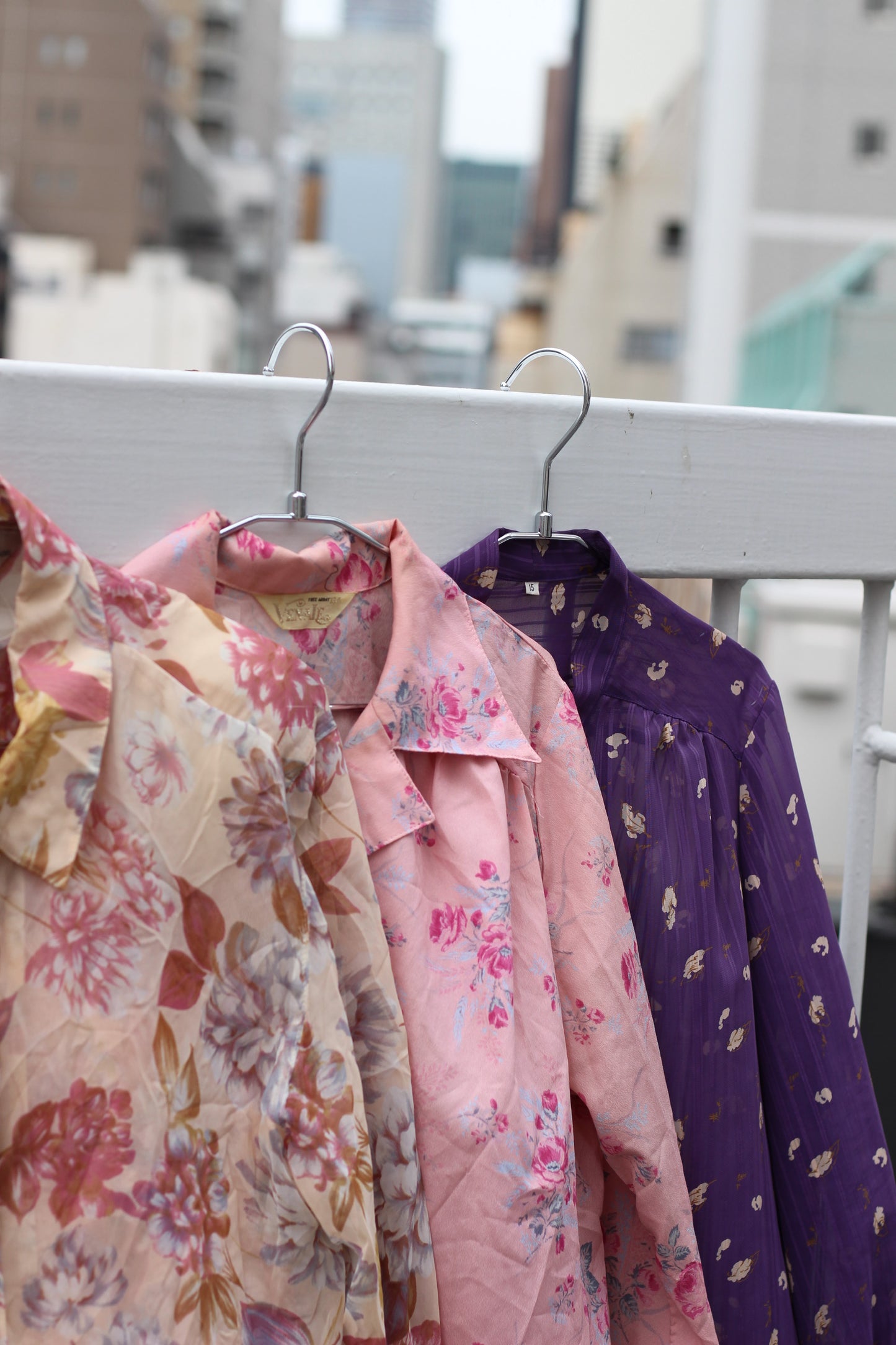 Vintage Sheer Floral Long Sleeve Blouse x10点