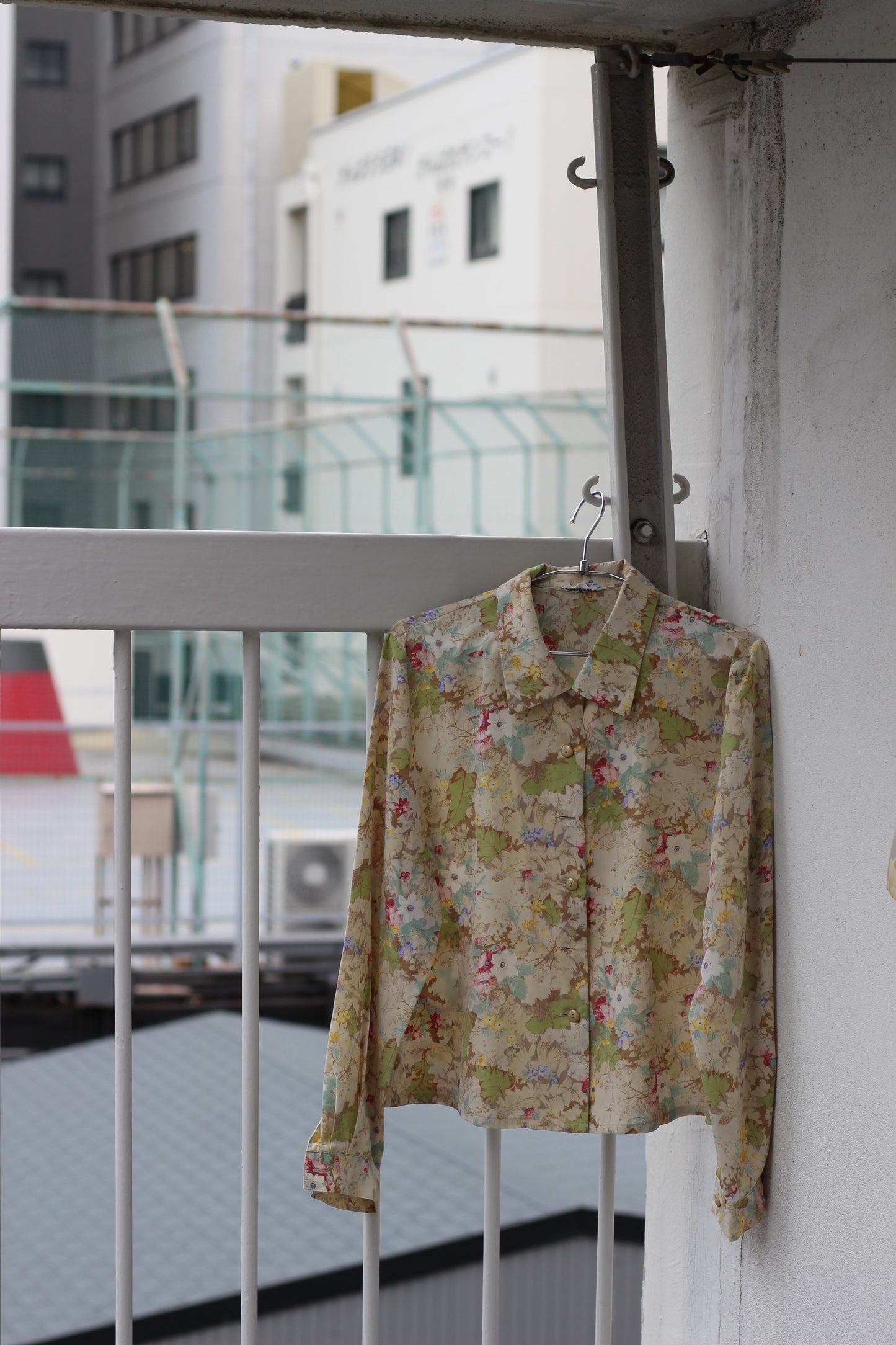Vintage Sheer Floral Long Sleeve Blouse x10点