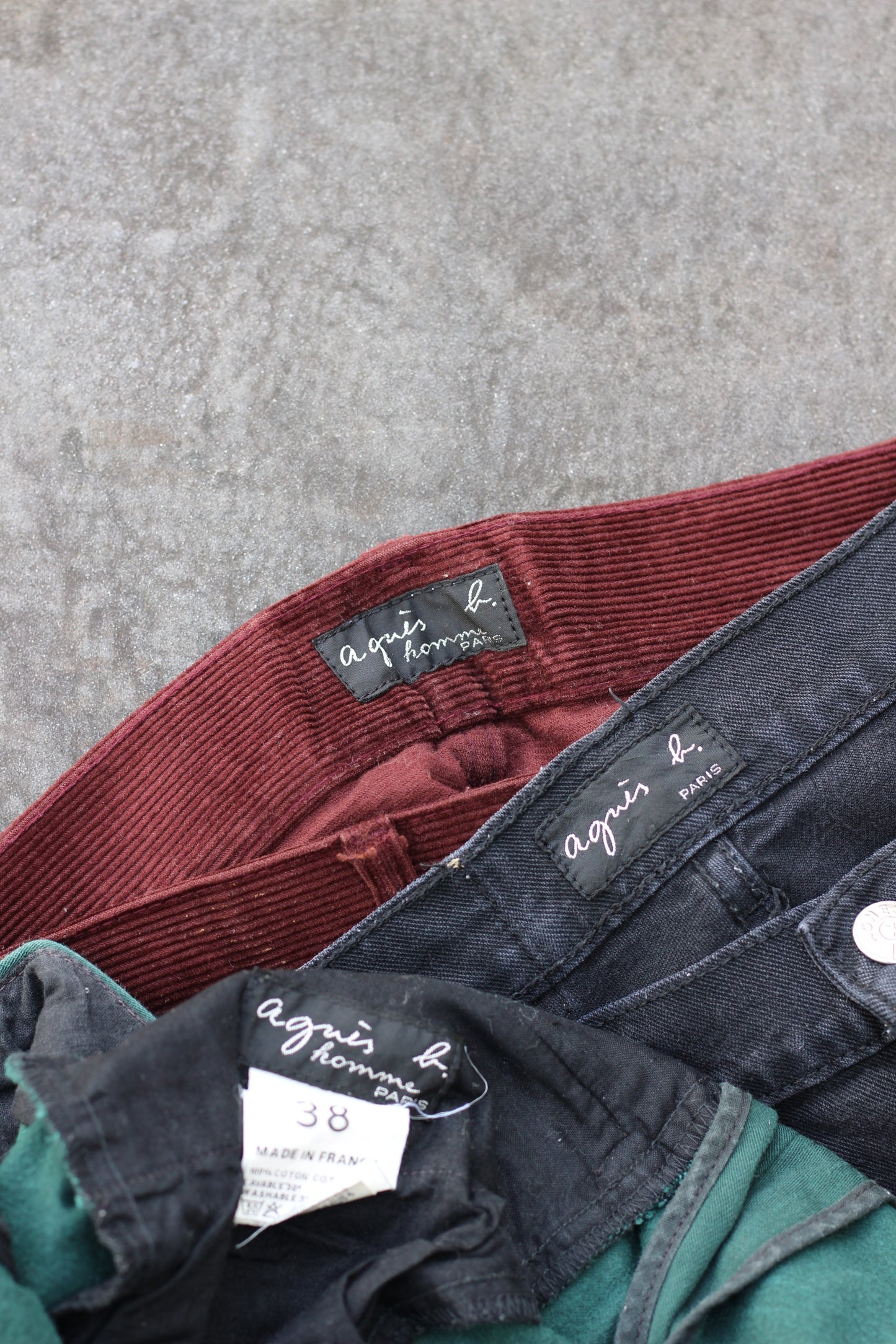 90's 00's Y2K agnes B. Men's Bottoms x3点