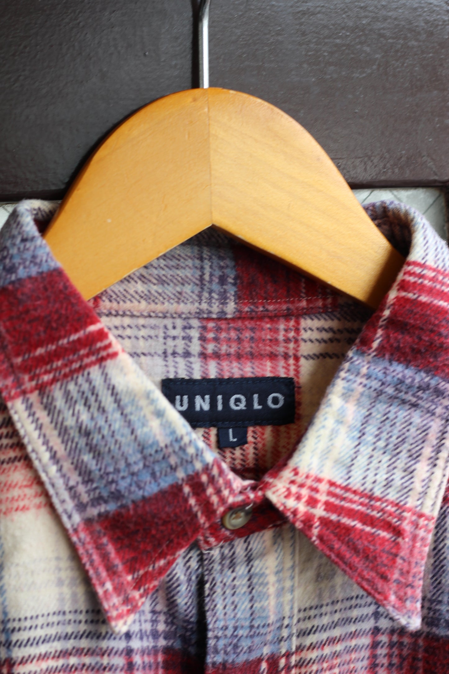 90's Old UNIQLO Flannel Shirt set x2点
