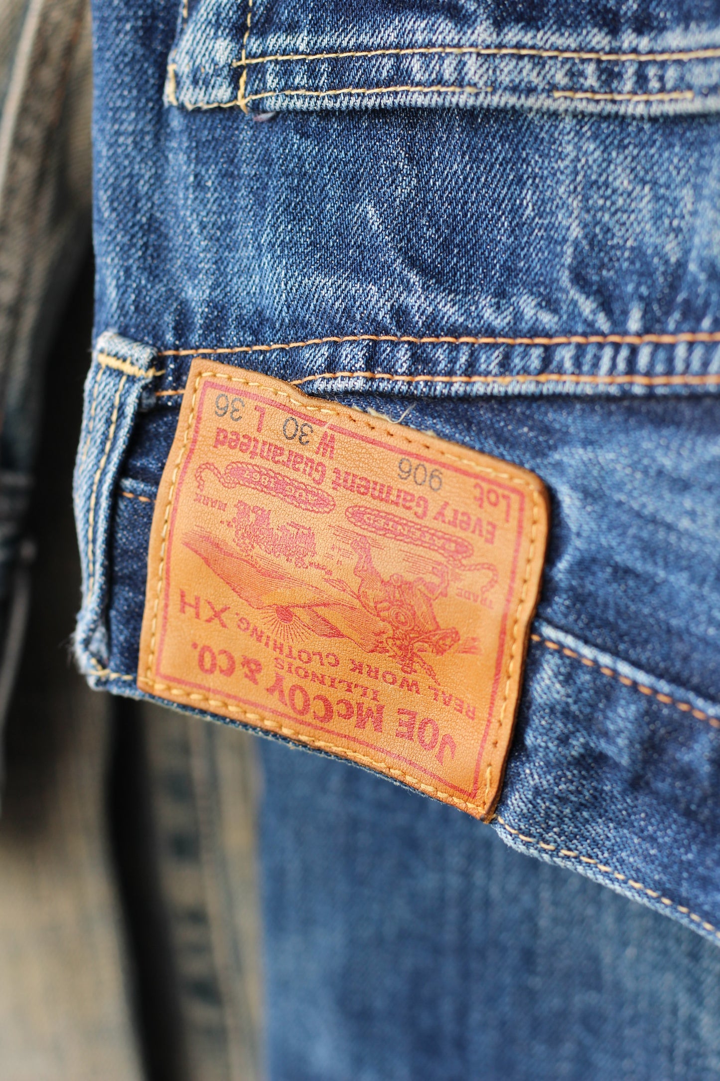 Men's High-Grade Vintage Processed Denim Pants x6点