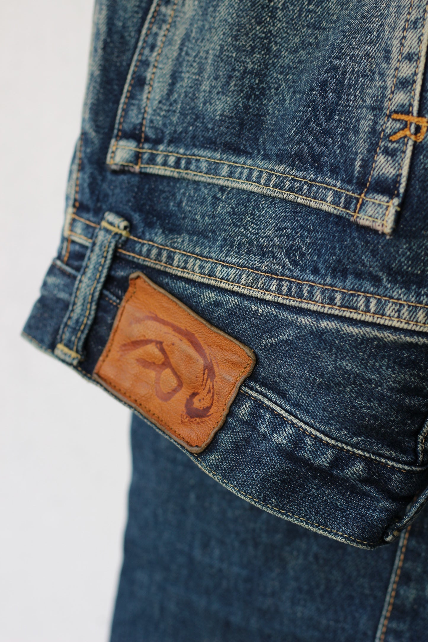 Men's High-Grade Vintage Processed Denim Pants x6点