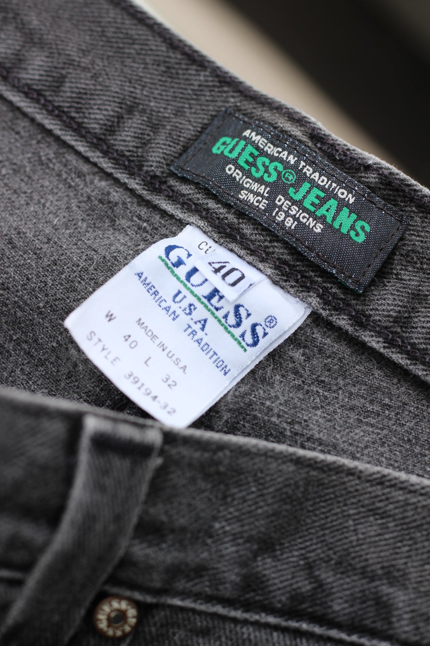 Men's High-Grade Vintage Processed Denim Pants x6点