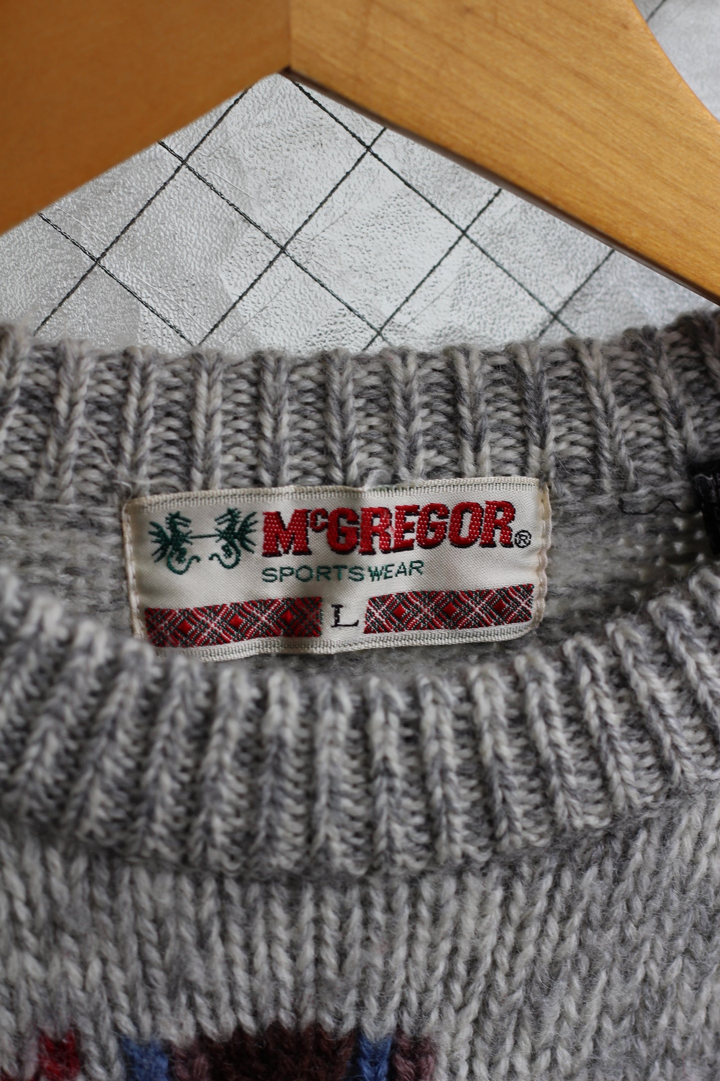 80-90's Mcgregor Vintage Design Knit Sweater set x2点