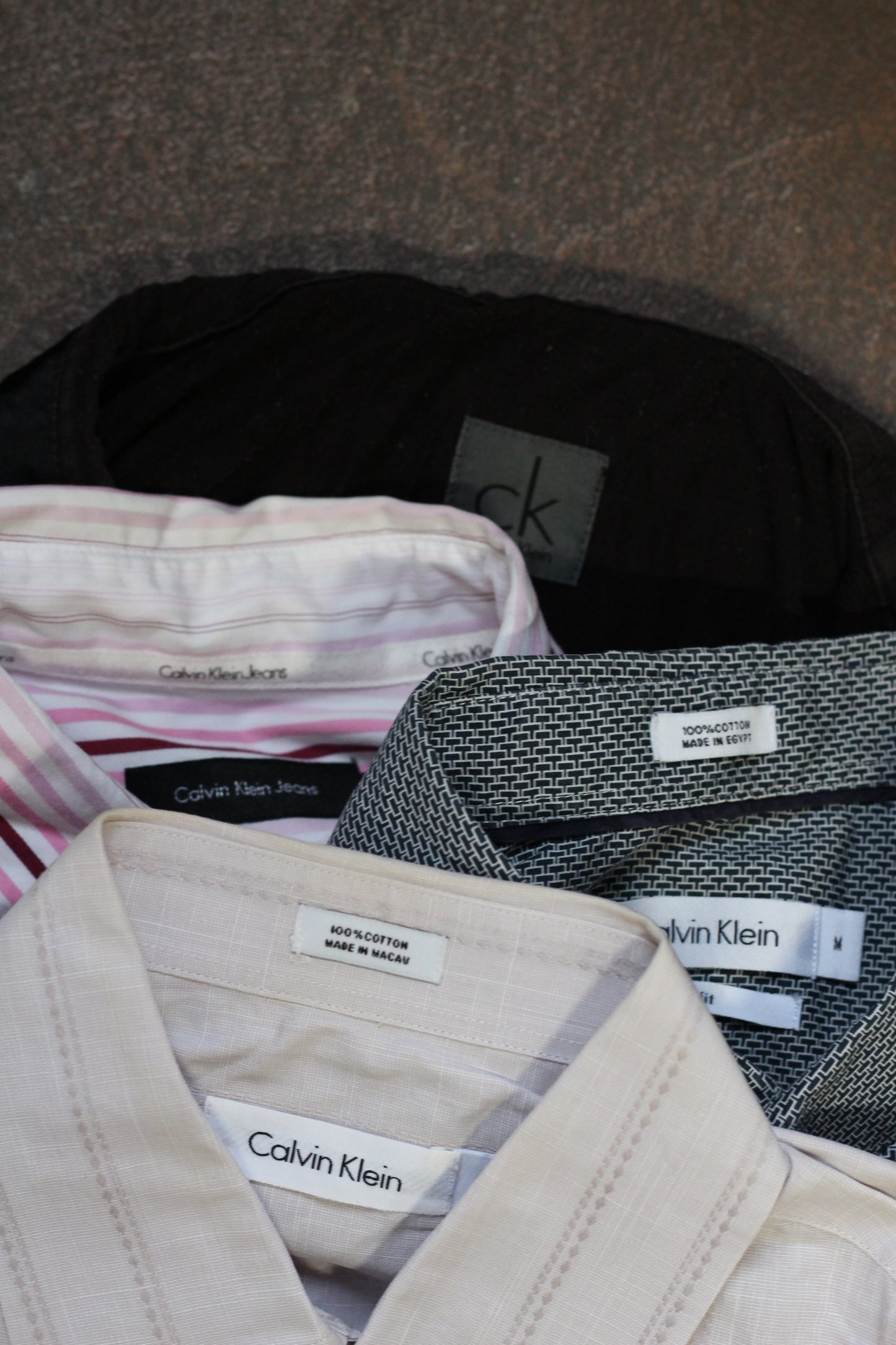Calvin Klein Men's Short Sleeve Shirt x4点