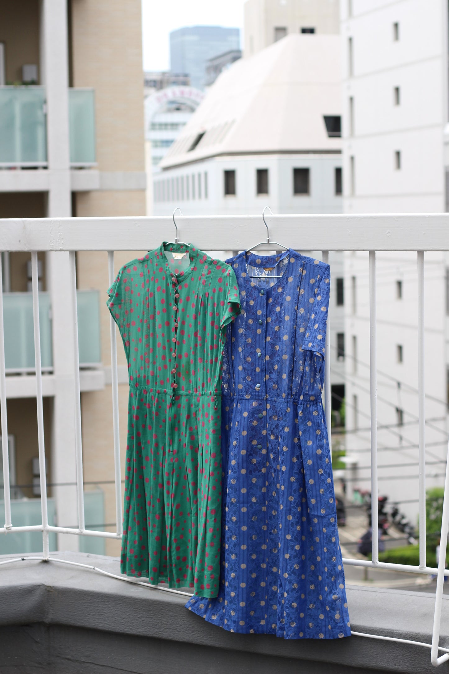Vintage Dot Short Sleeve One-Piece x10点