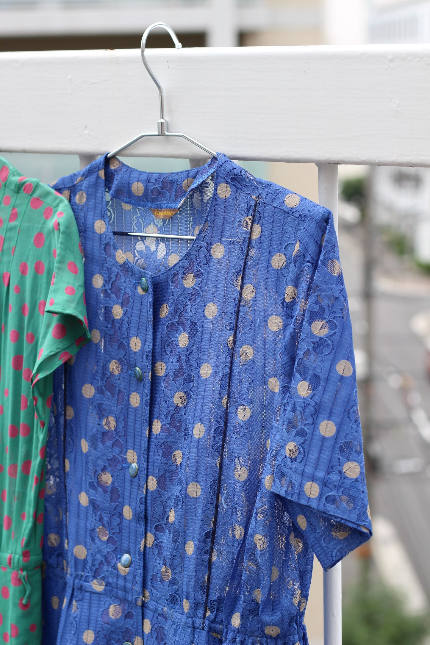 Vintage Dot Short Sleeve One-Piece x10点