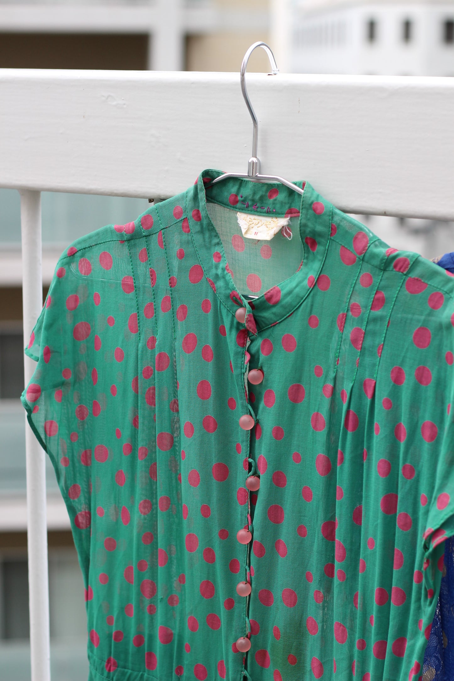 Vintage Dot Short Sleeve One-Piece x10点