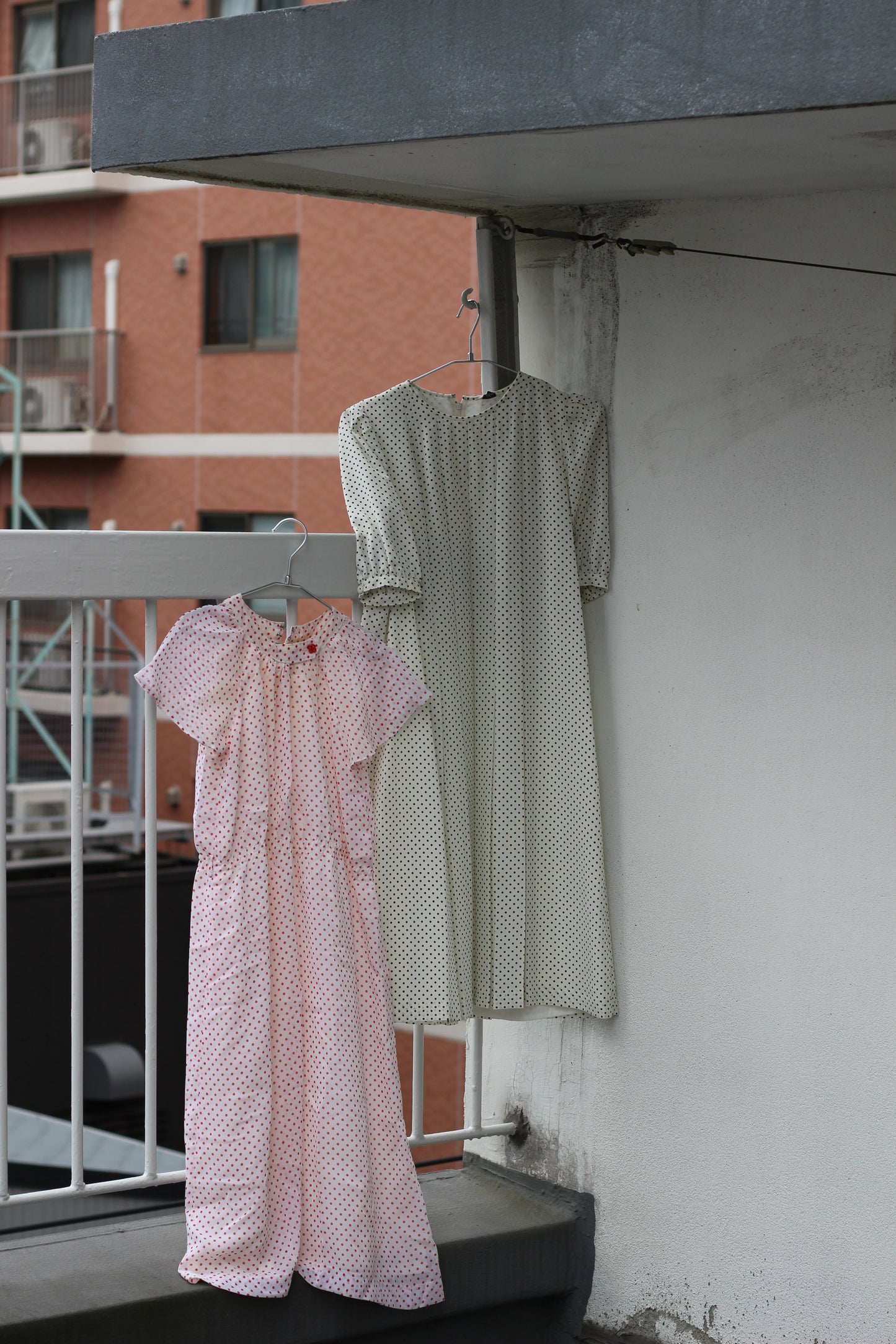 Vintage Dot Short Sleeve One-Piece x10点
