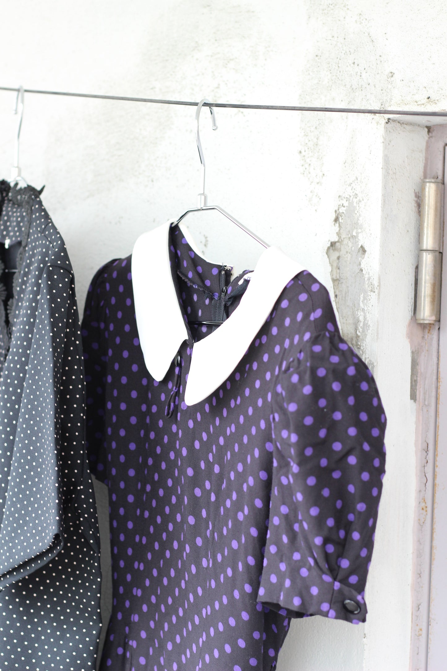 Vintage Dot Short Sleeve One-Piece x10点